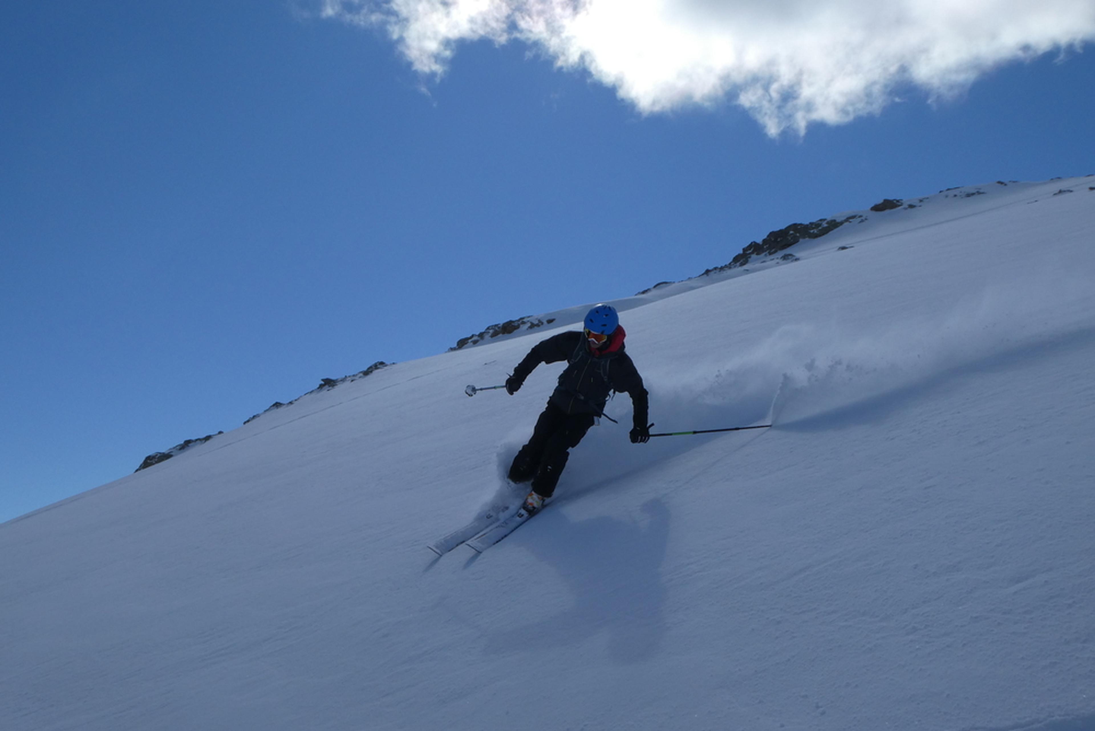 La Blanche - Pelvoux - Initiation - Martin trouve le bon rythme