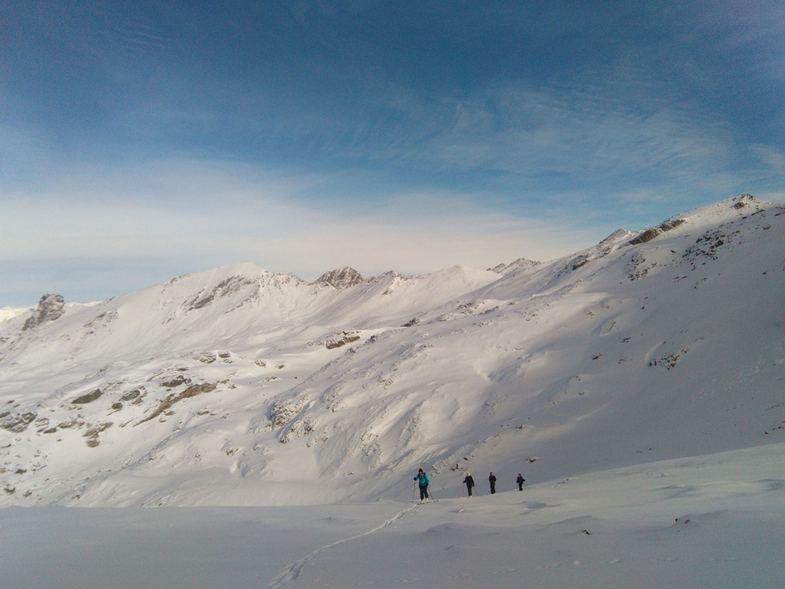 Col Blanchet - Arrival at the Pass