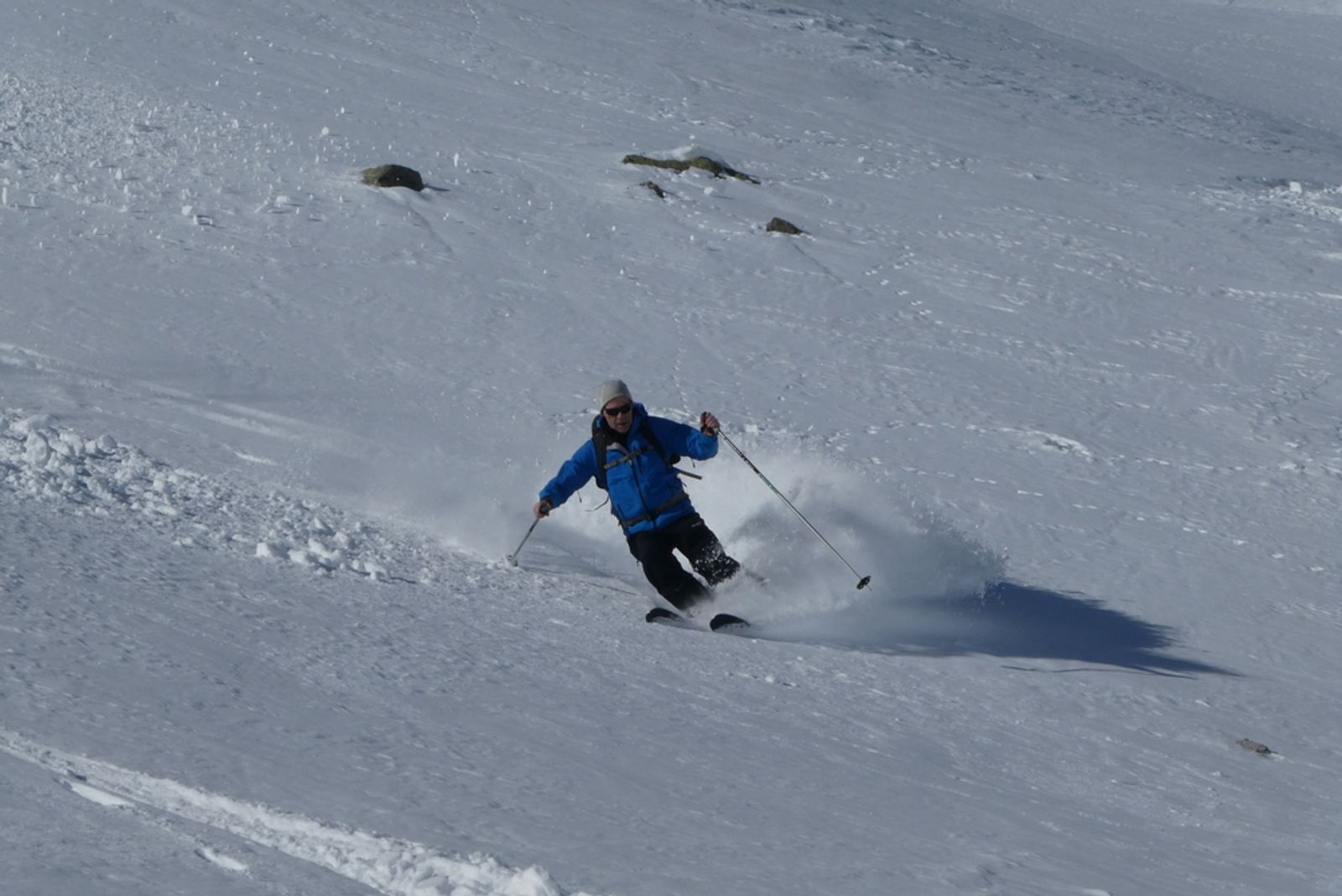 Refuge Terre rouge - Eddi avec des pieds tout neufs!