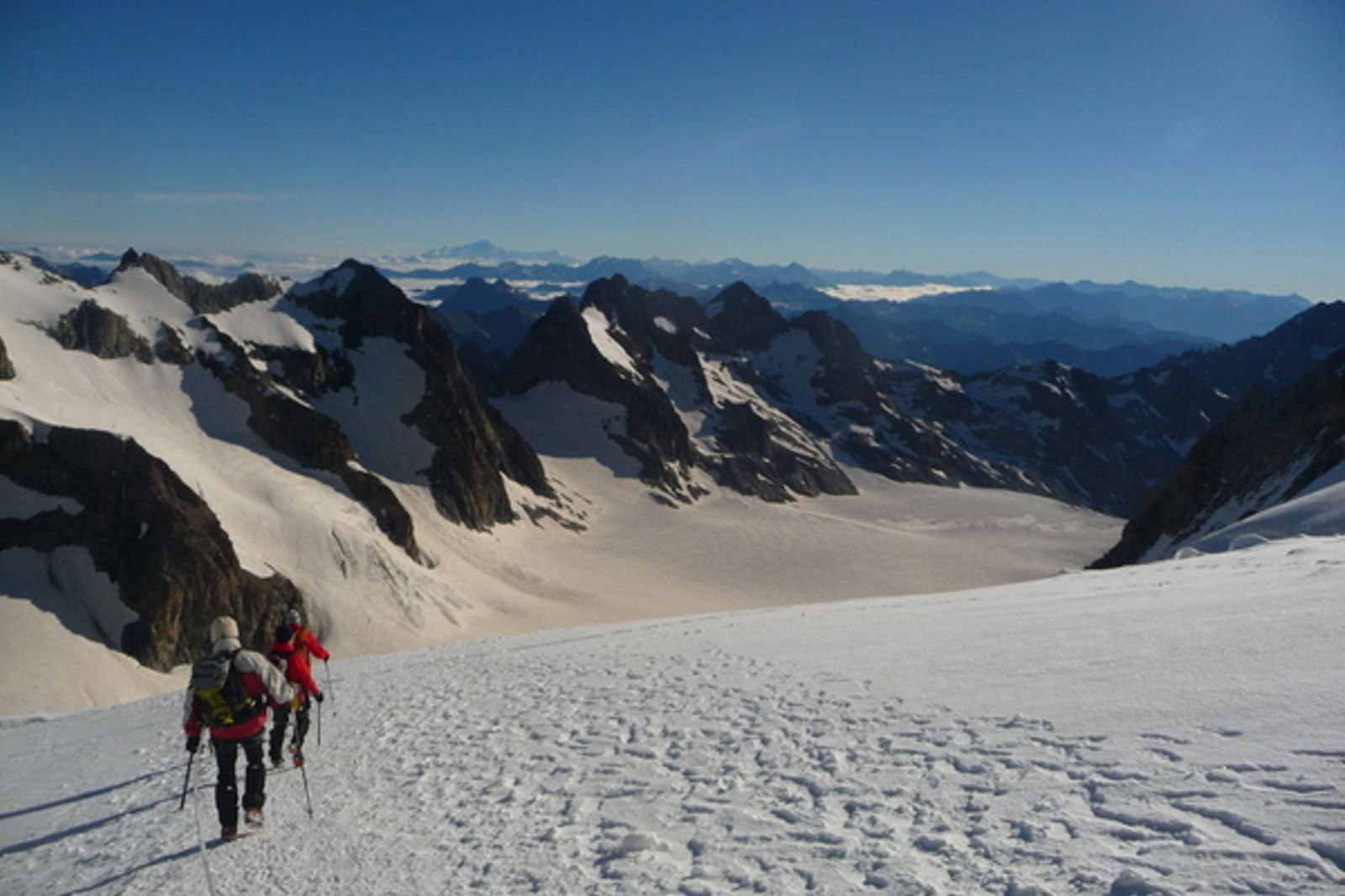 Dôme des Ecrins - Départ pour la vallée!