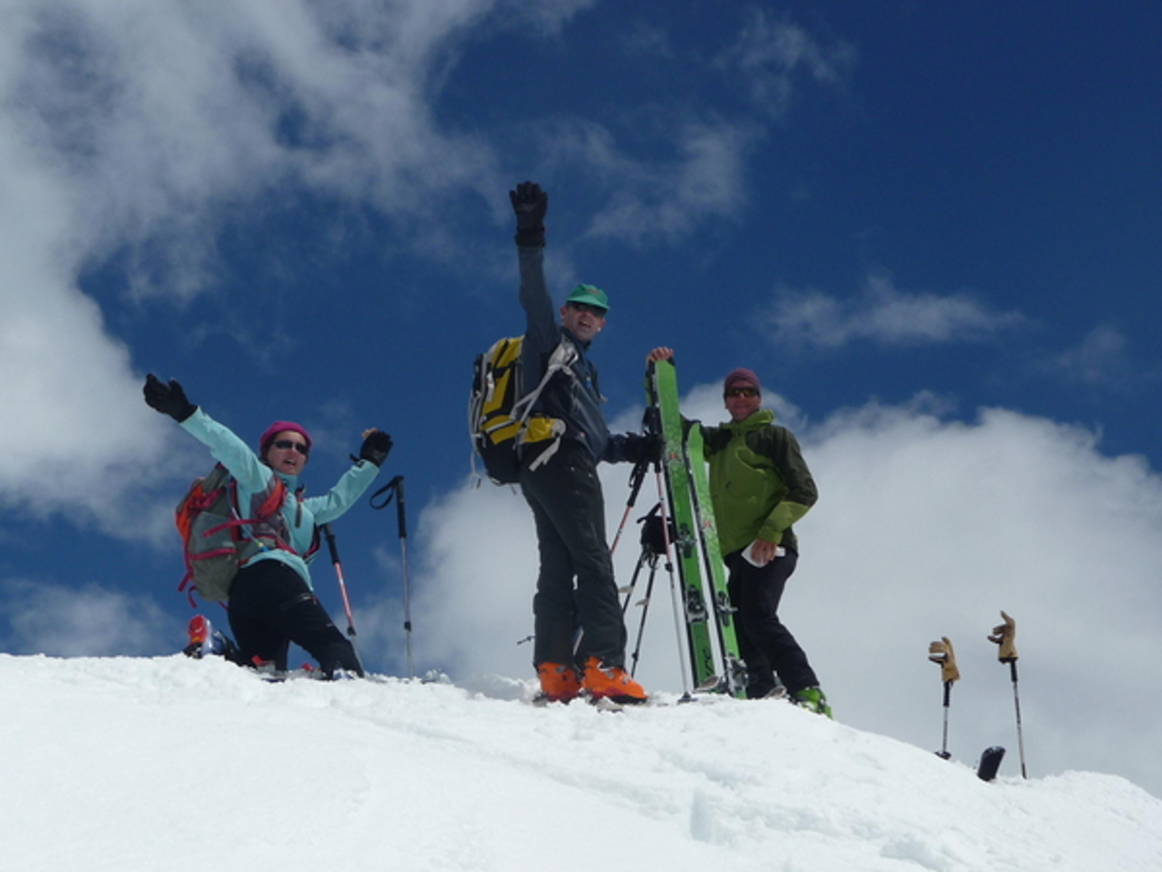 Sommet du Grand Vallon - Au sommet