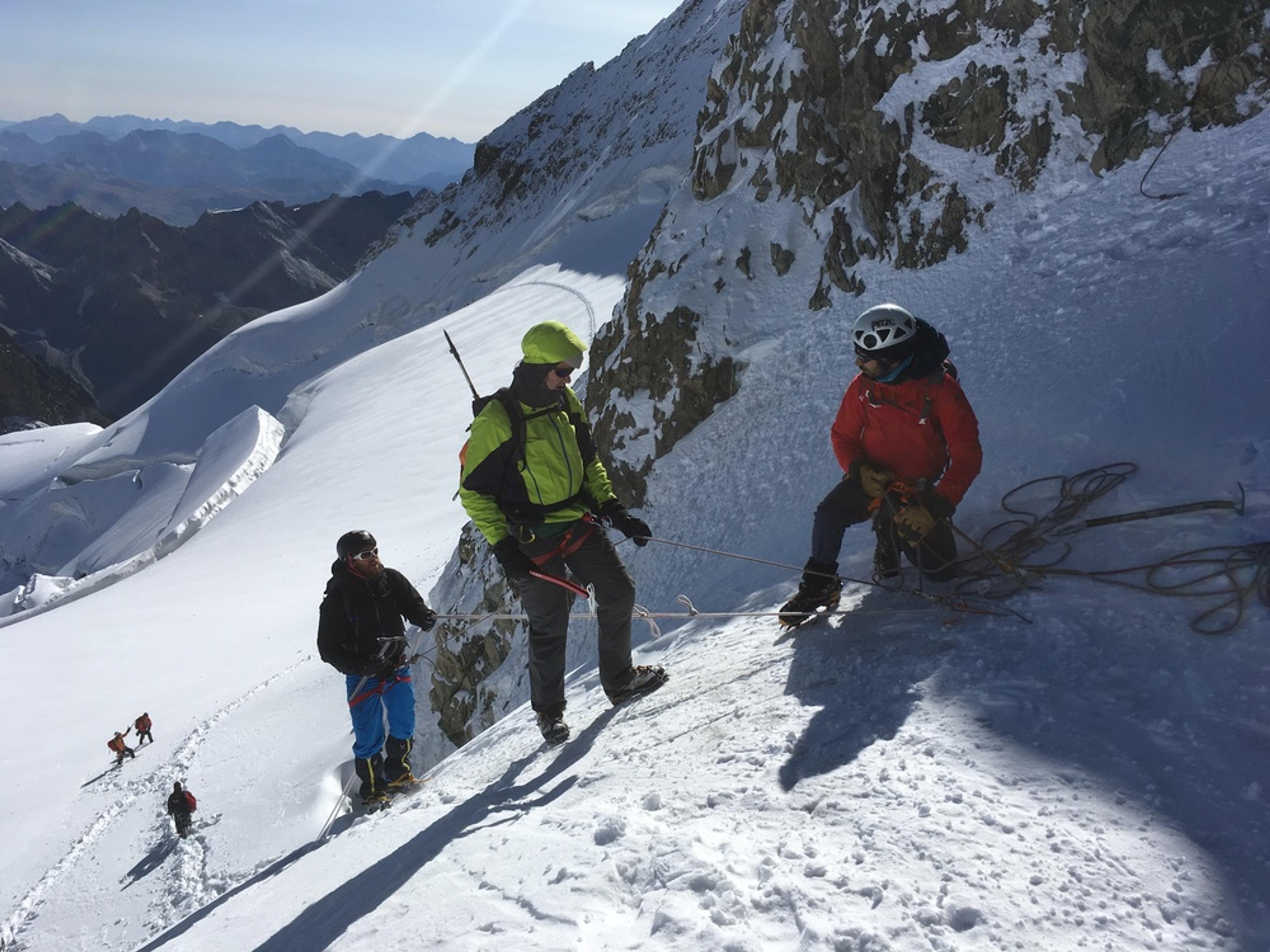 Dôme des Ecrins - Descente de la rimaye