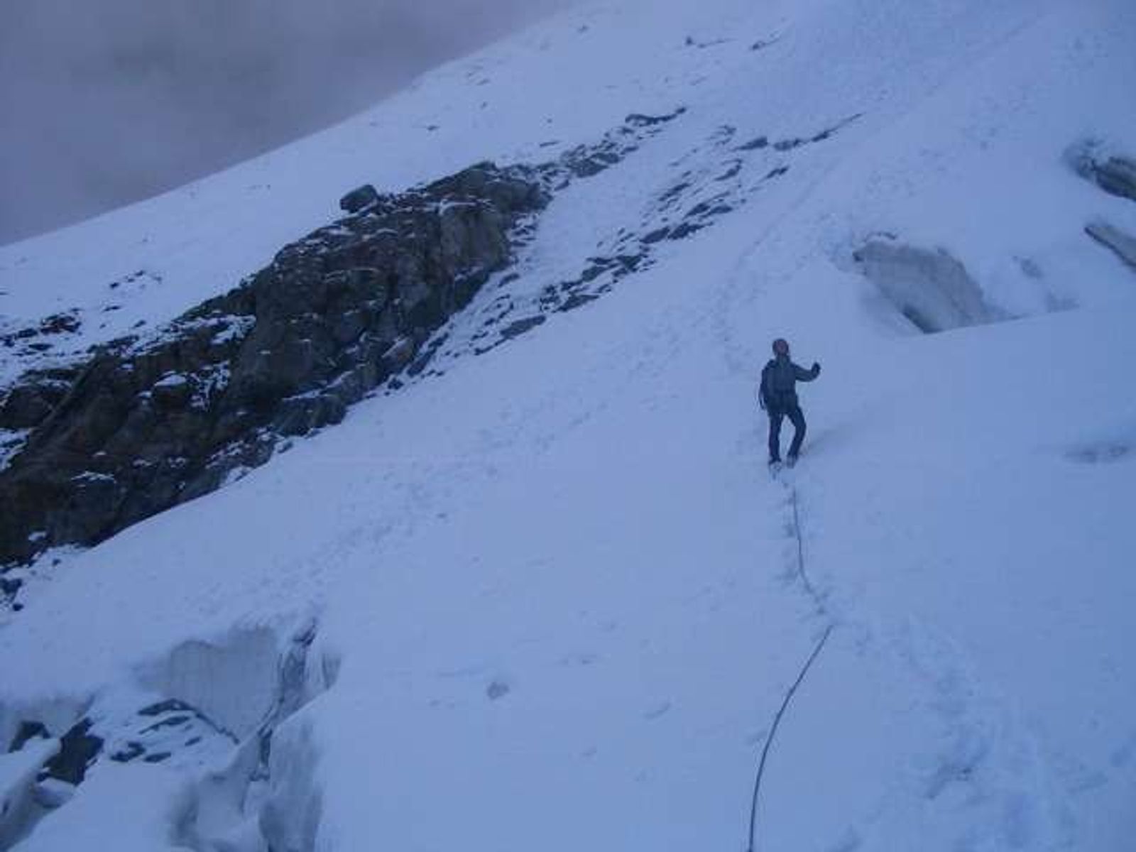 Retour sur le glacier de l'Olan