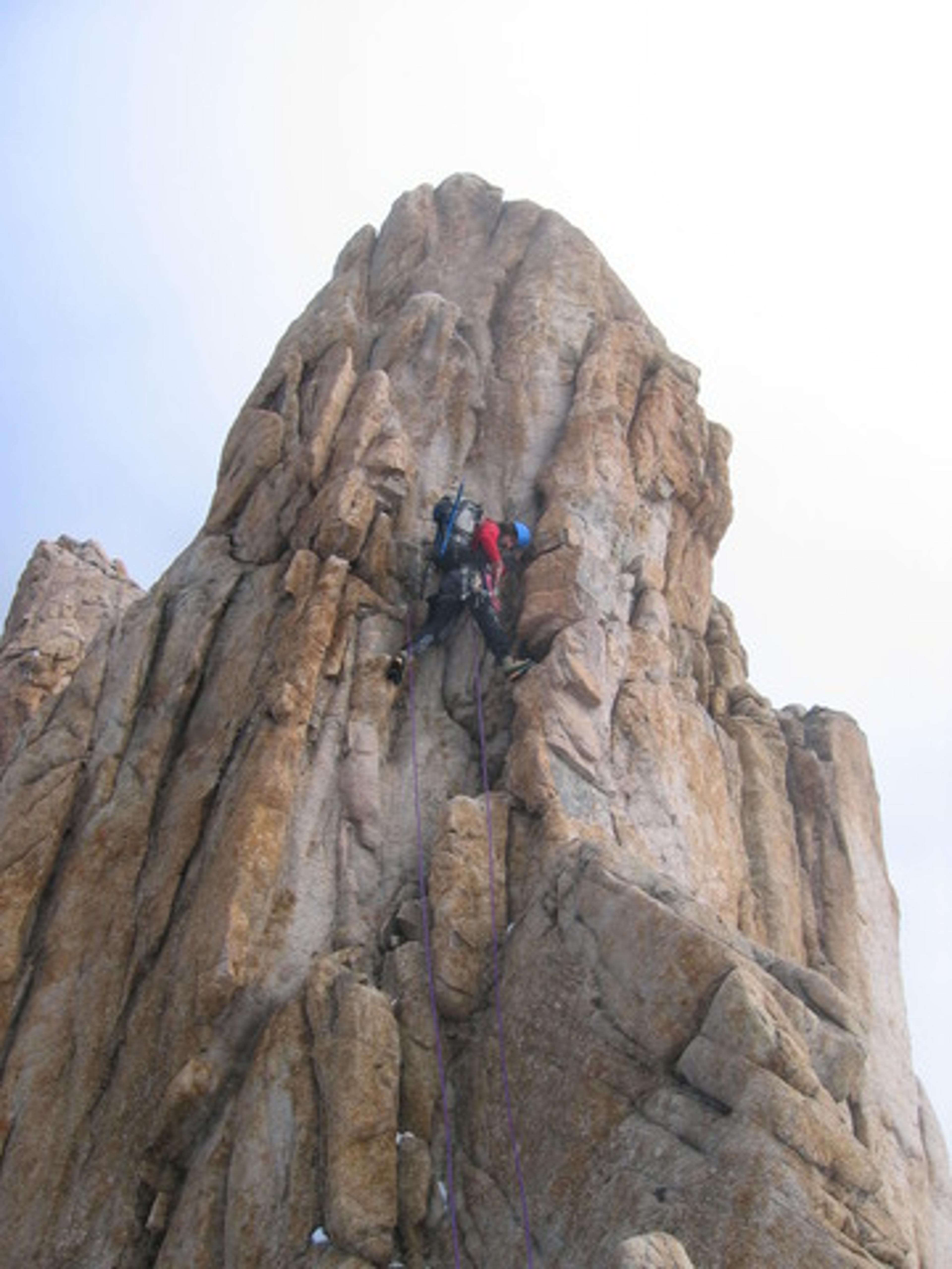 Traversée de Sialouze - passage de varappe