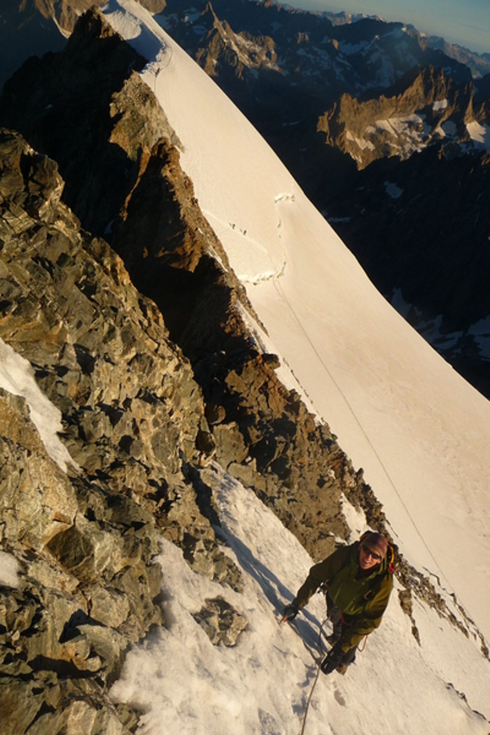Barre des Ecrins - Sur l'arête
