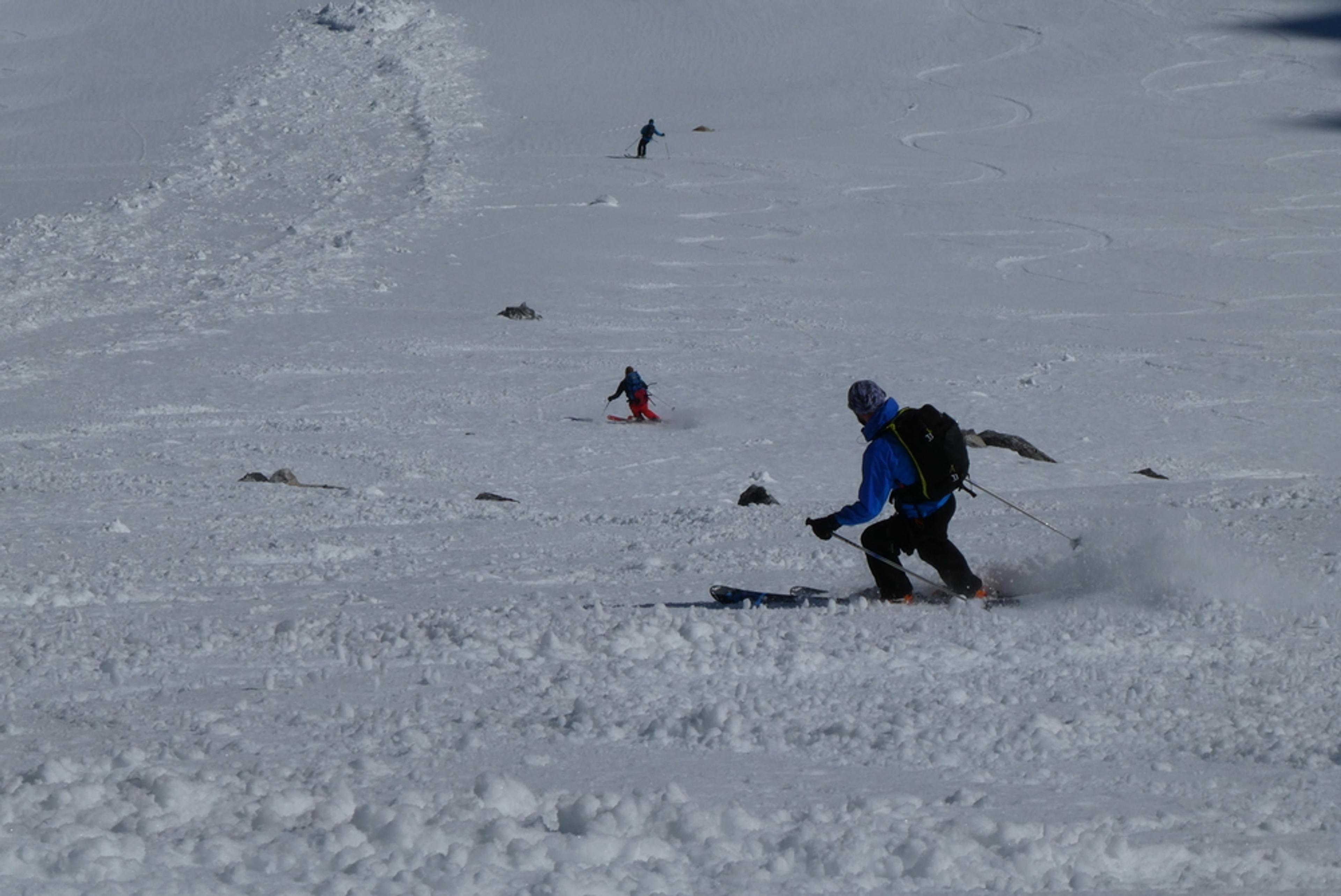 Raid ski randonnée Cerces - Moquette en bande