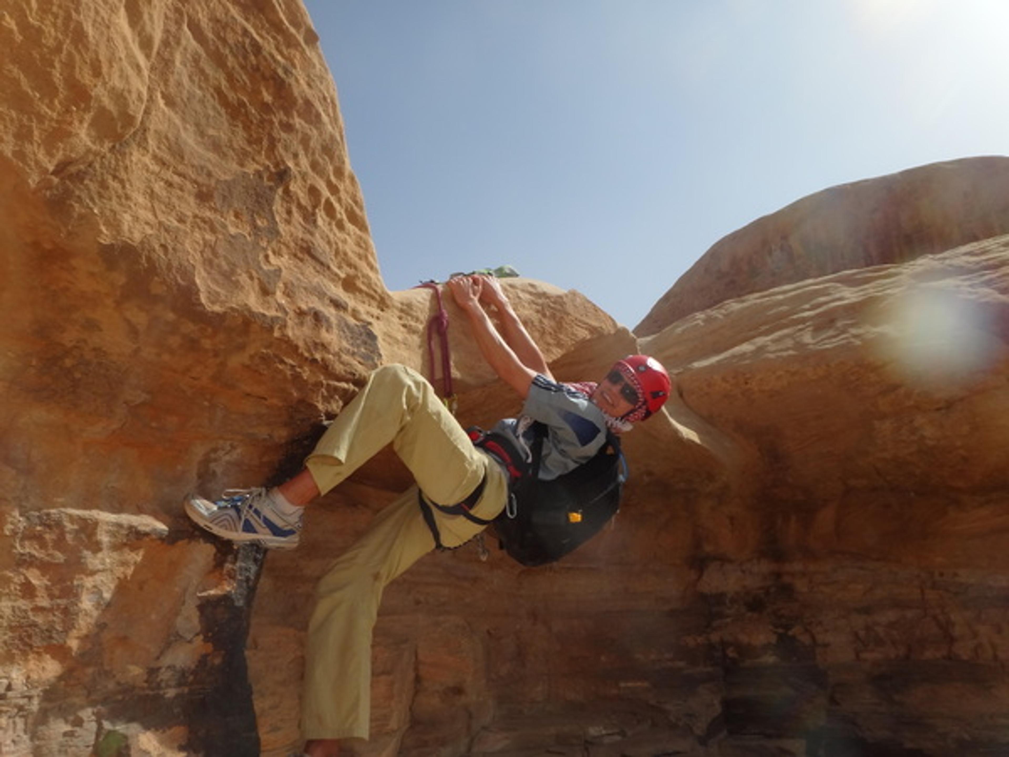 Traversée Jebel Rum - Pas de bloc bédouin