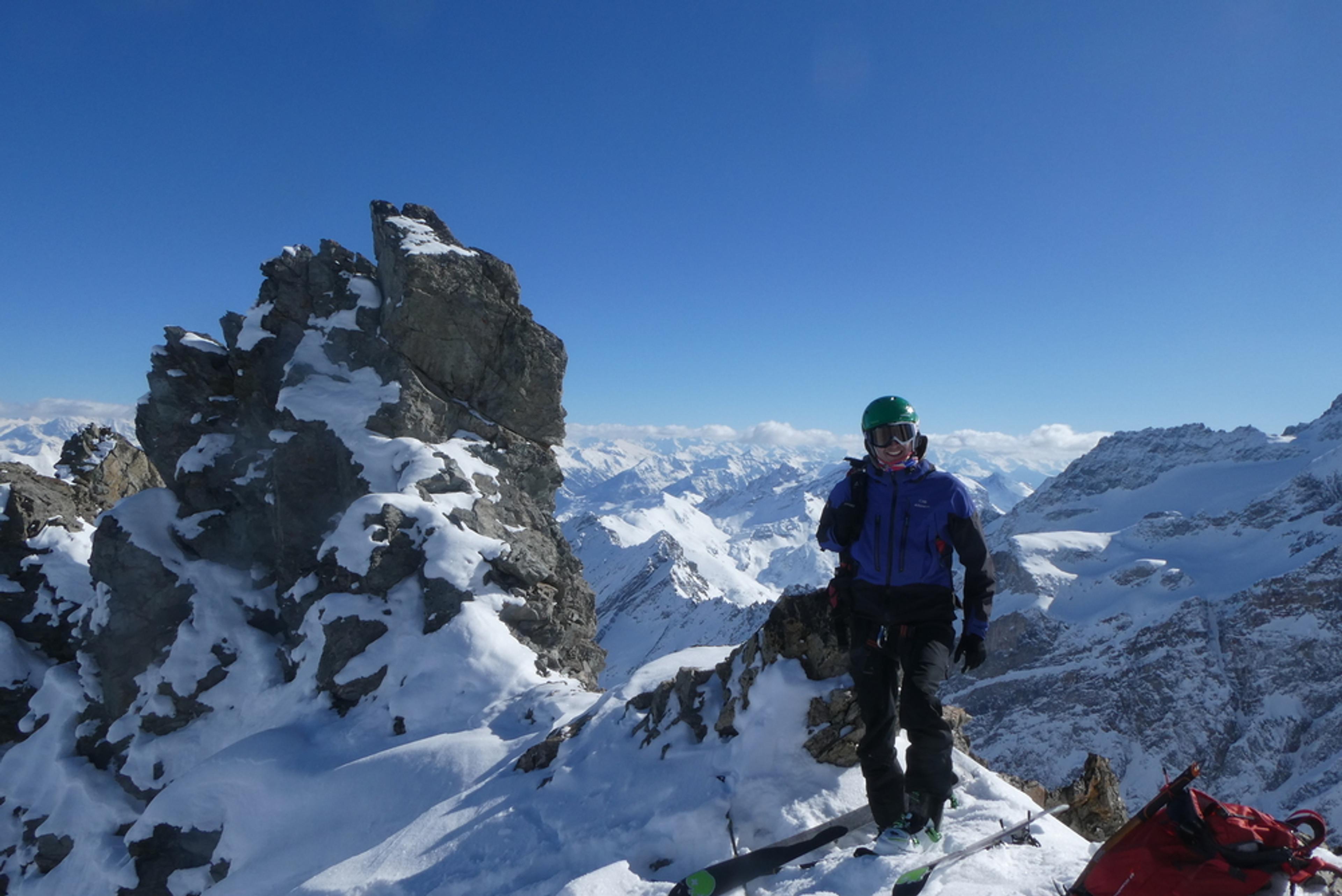 Pointe Charlet - Couloir nord - Summit