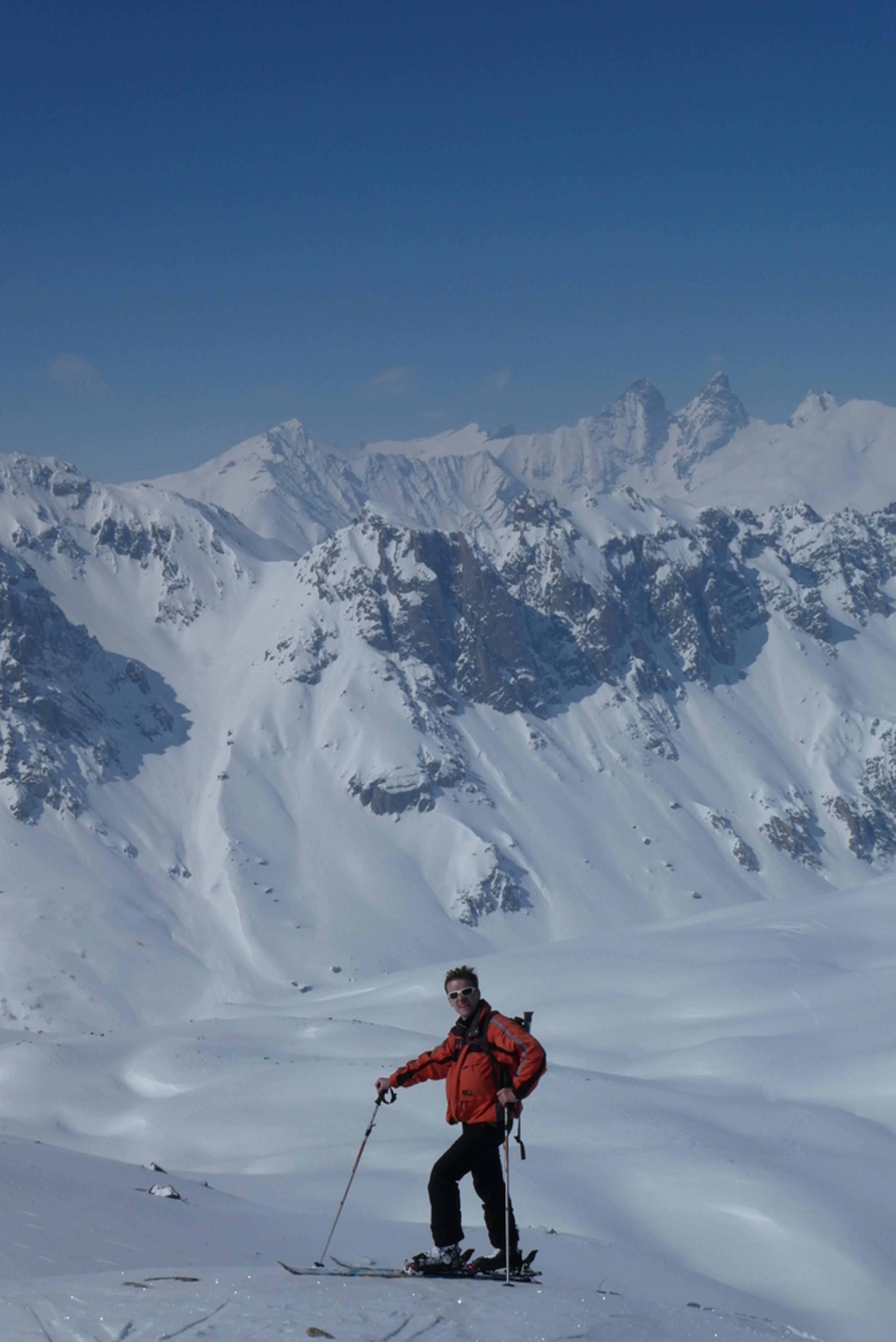 Ski rando terre rouge - Vers la Pissine - Lolo, la classe