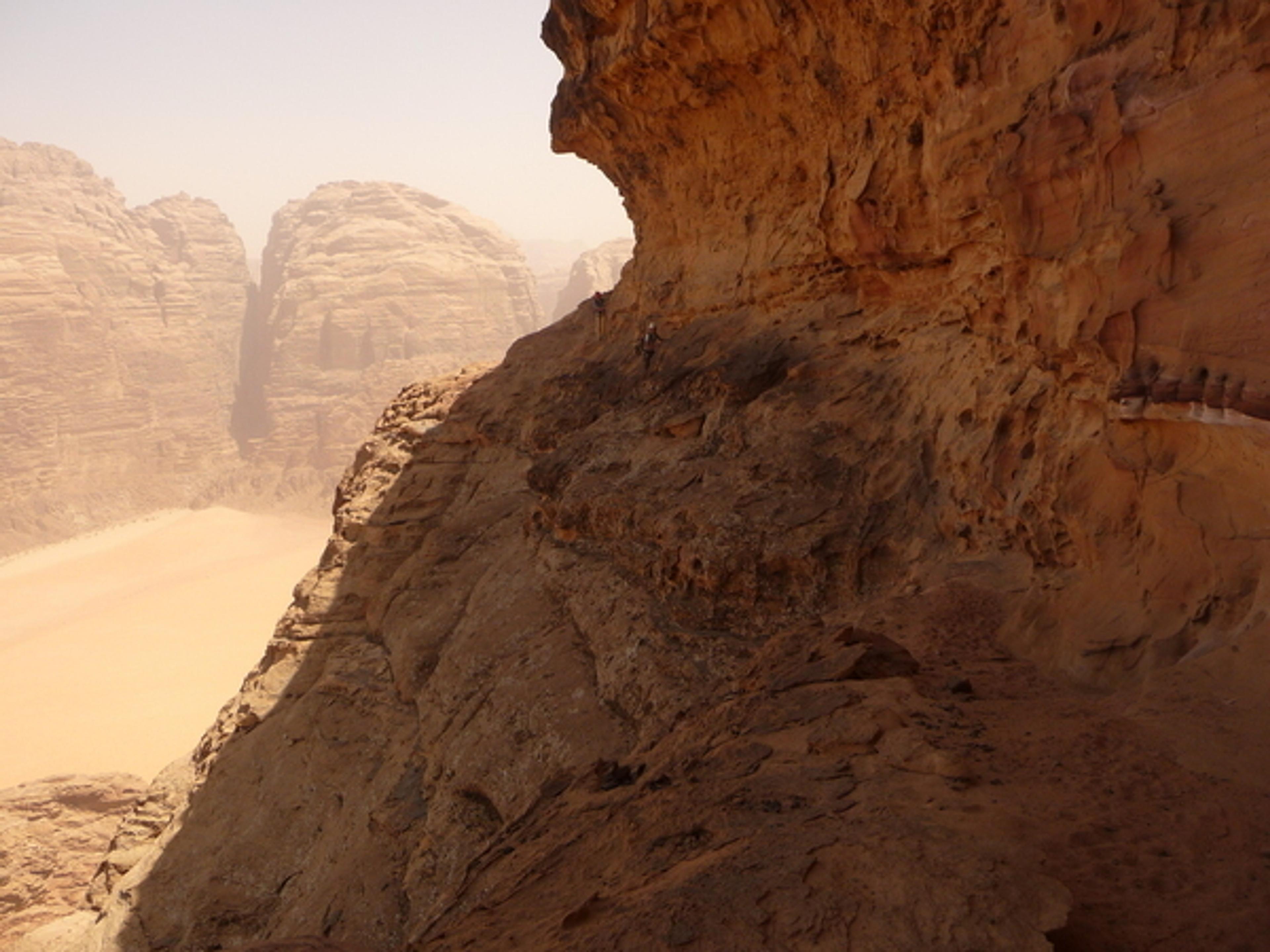 Traversée Jebel Rum - La grande vire