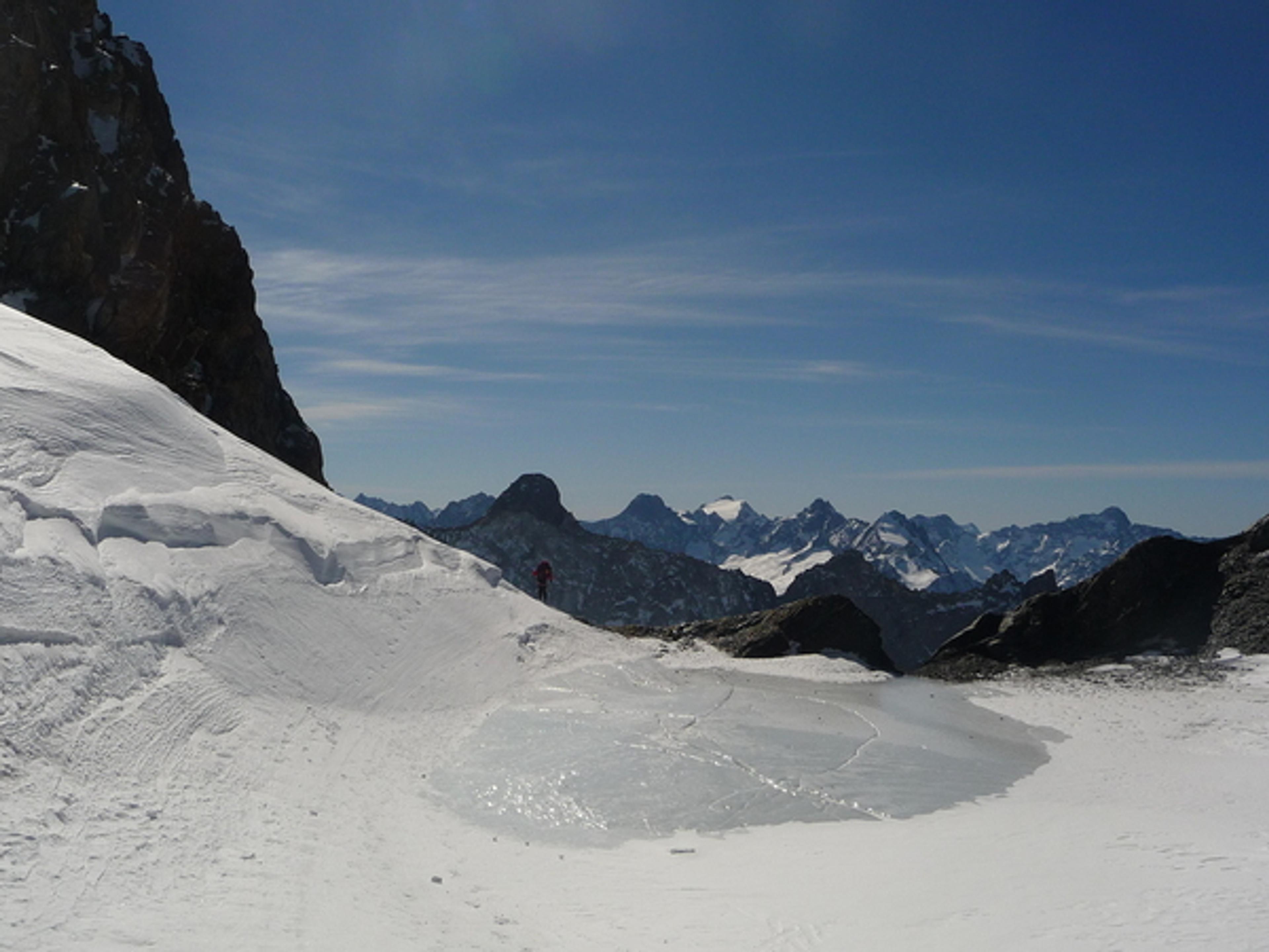 Refuge du Promontoire - Au départ du Dôme de la Lauze
