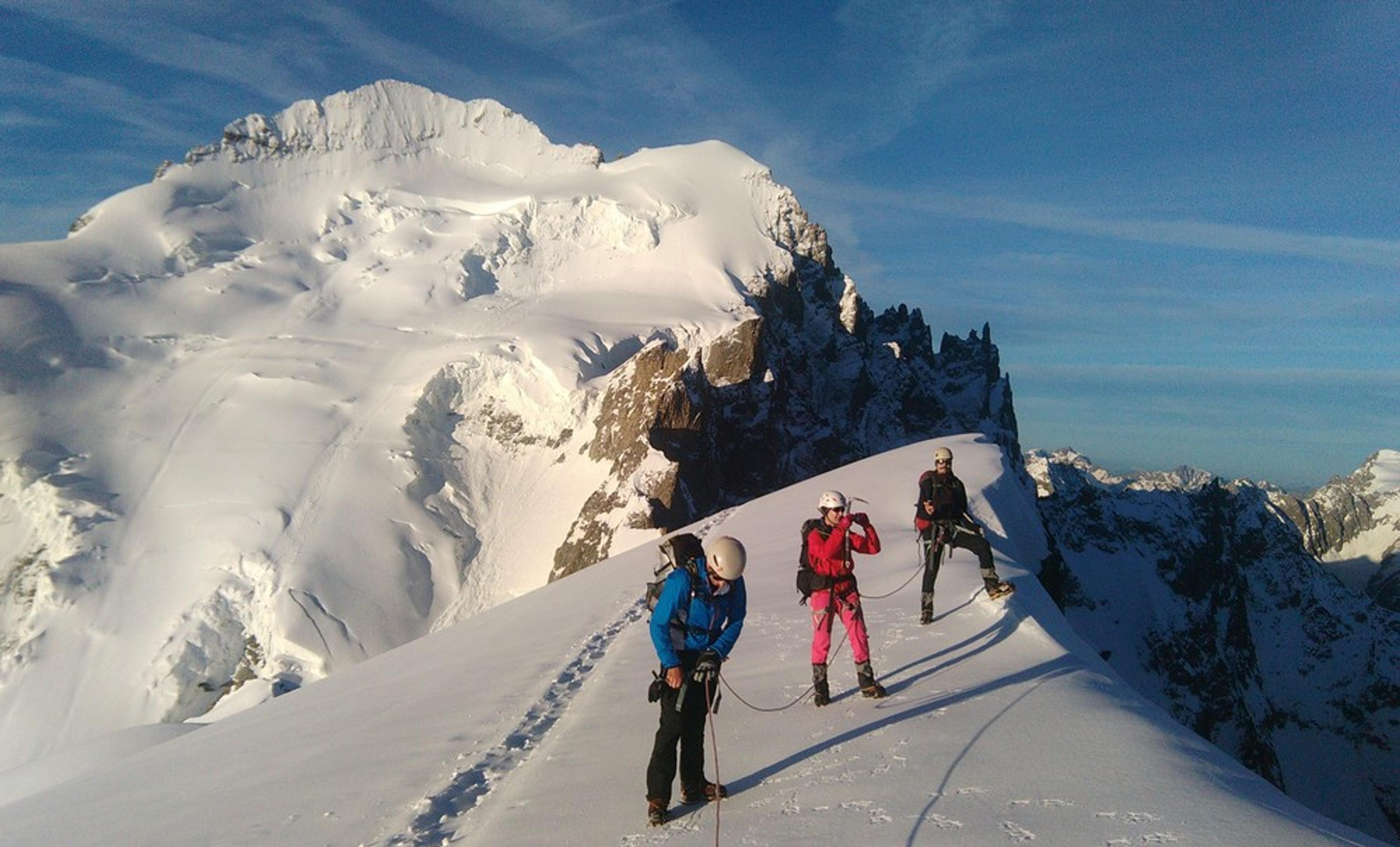 Stage initiation alpinisme - Face à la Barre