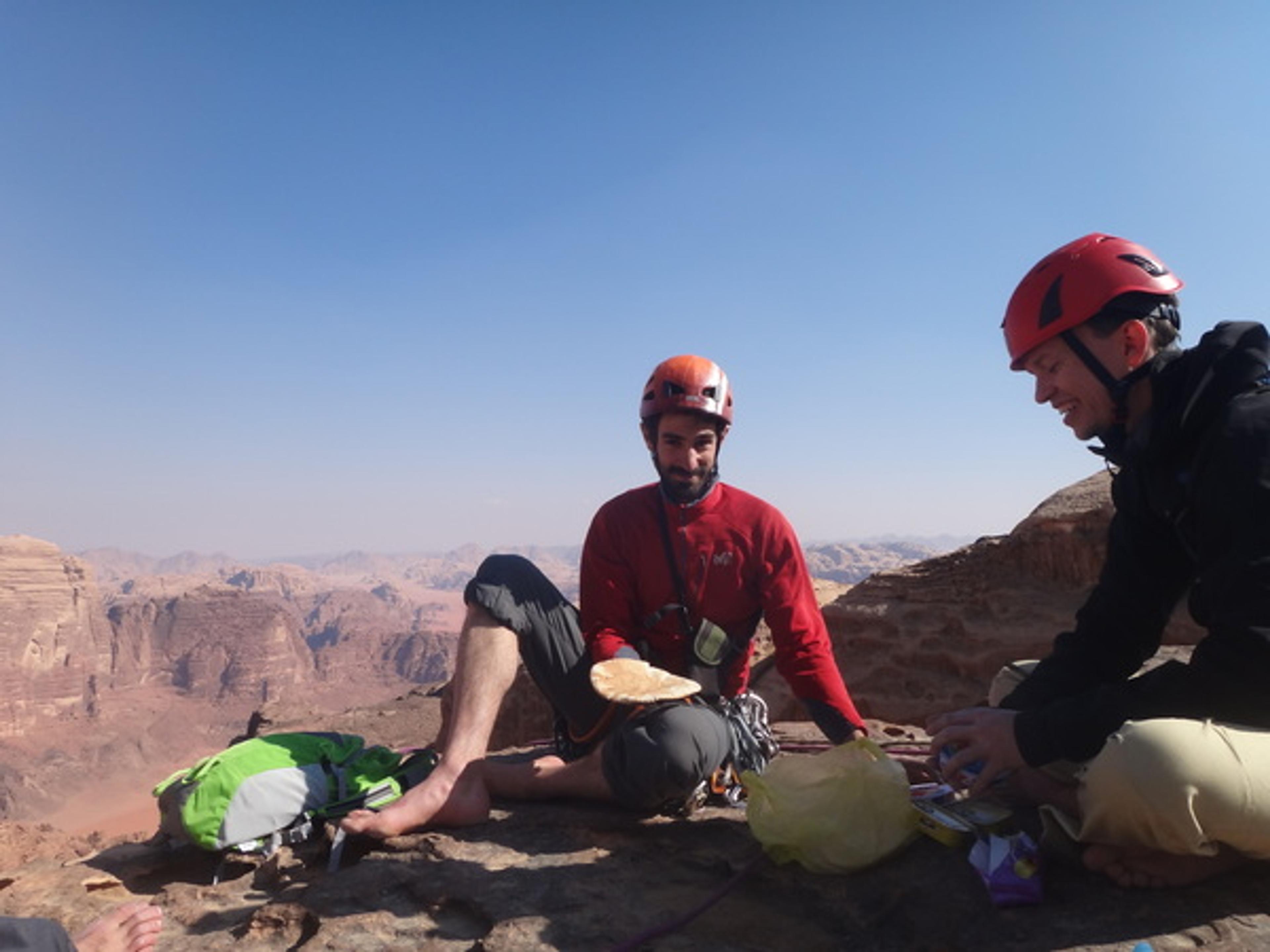 Jordanie - Doodle Rum - Miam miam, la bonne galette!