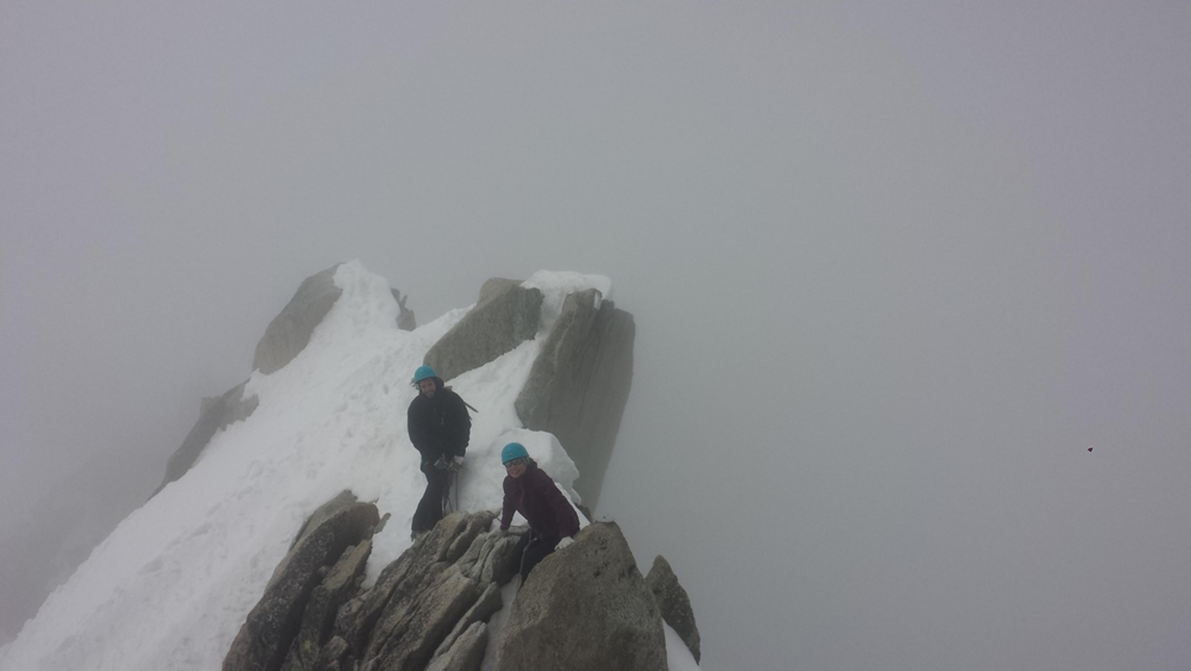 Arête des Cosmiques - Fin de l'arête