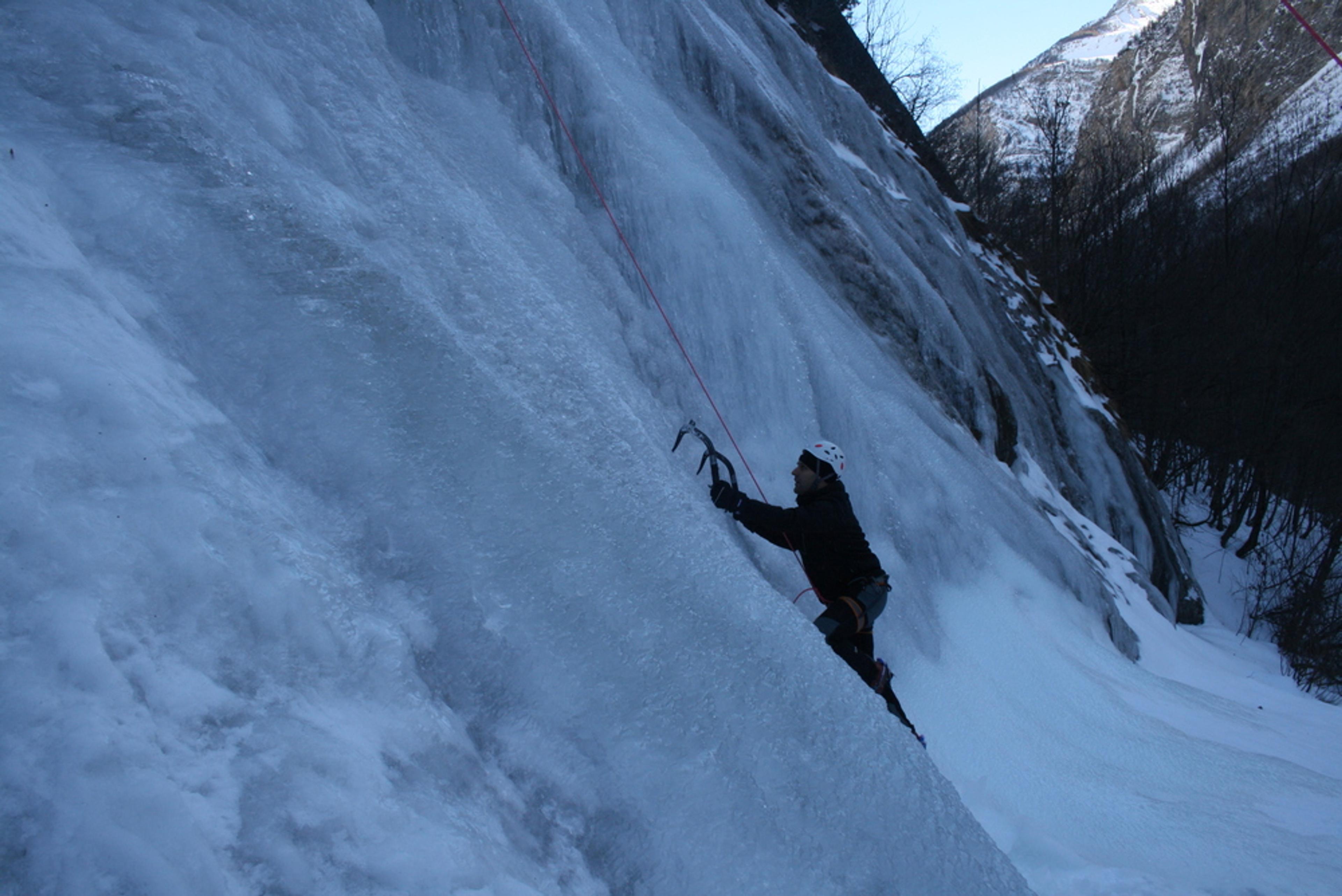 Initiation Cascade de glace - Seb aux commandes