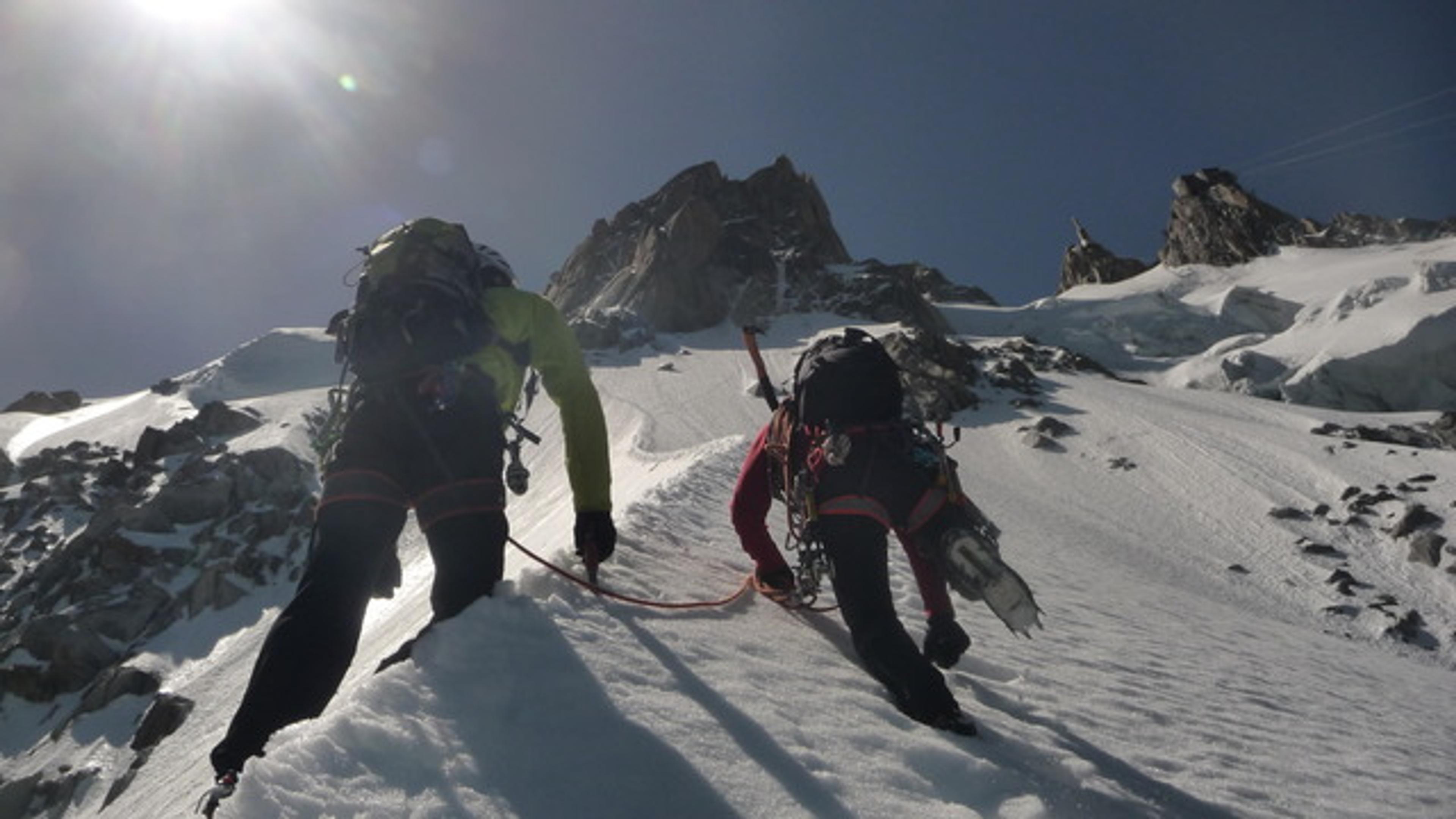 L'arête de neige permet de se protéger