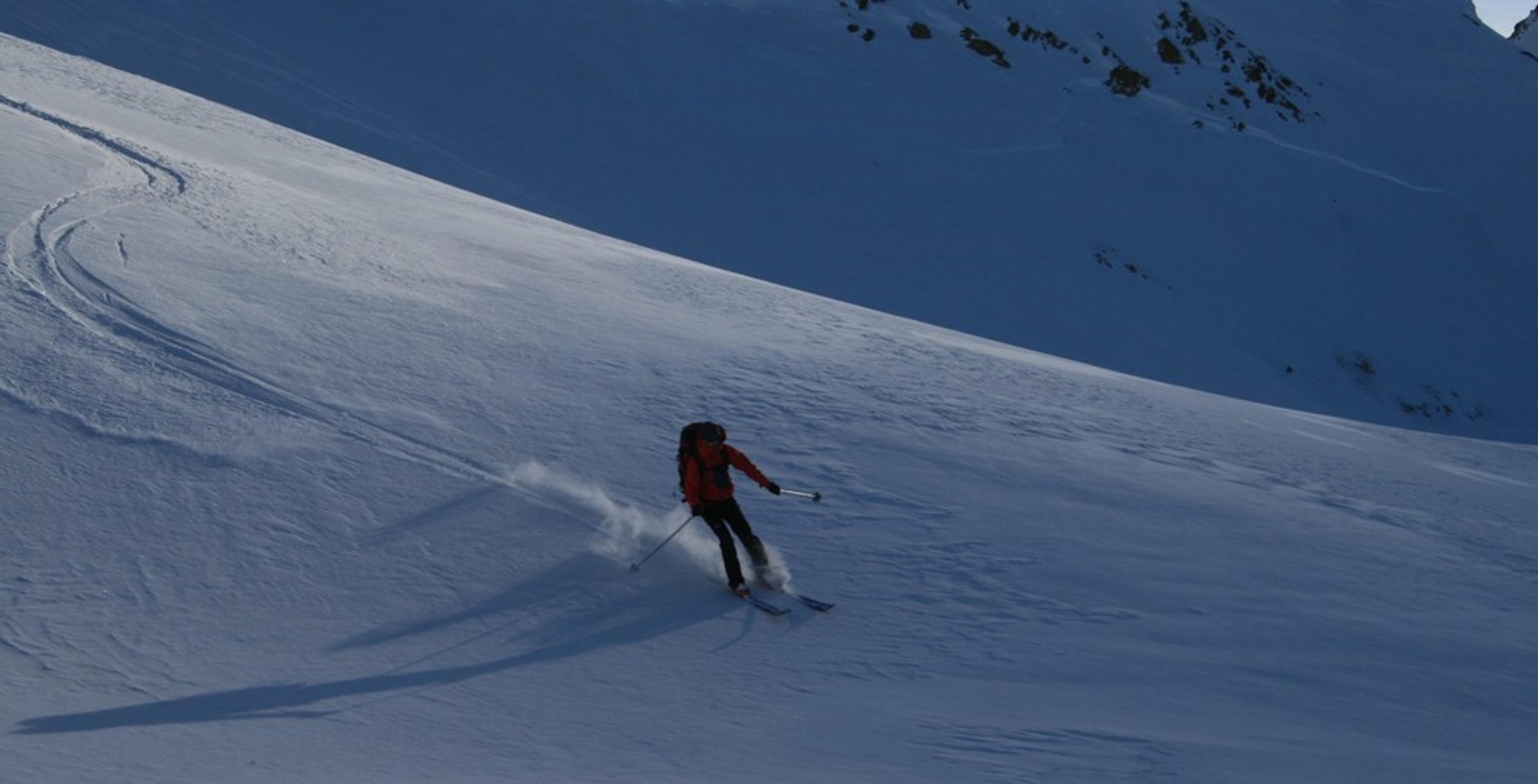 Tête du Girardin - Christophe sous le col Girardin