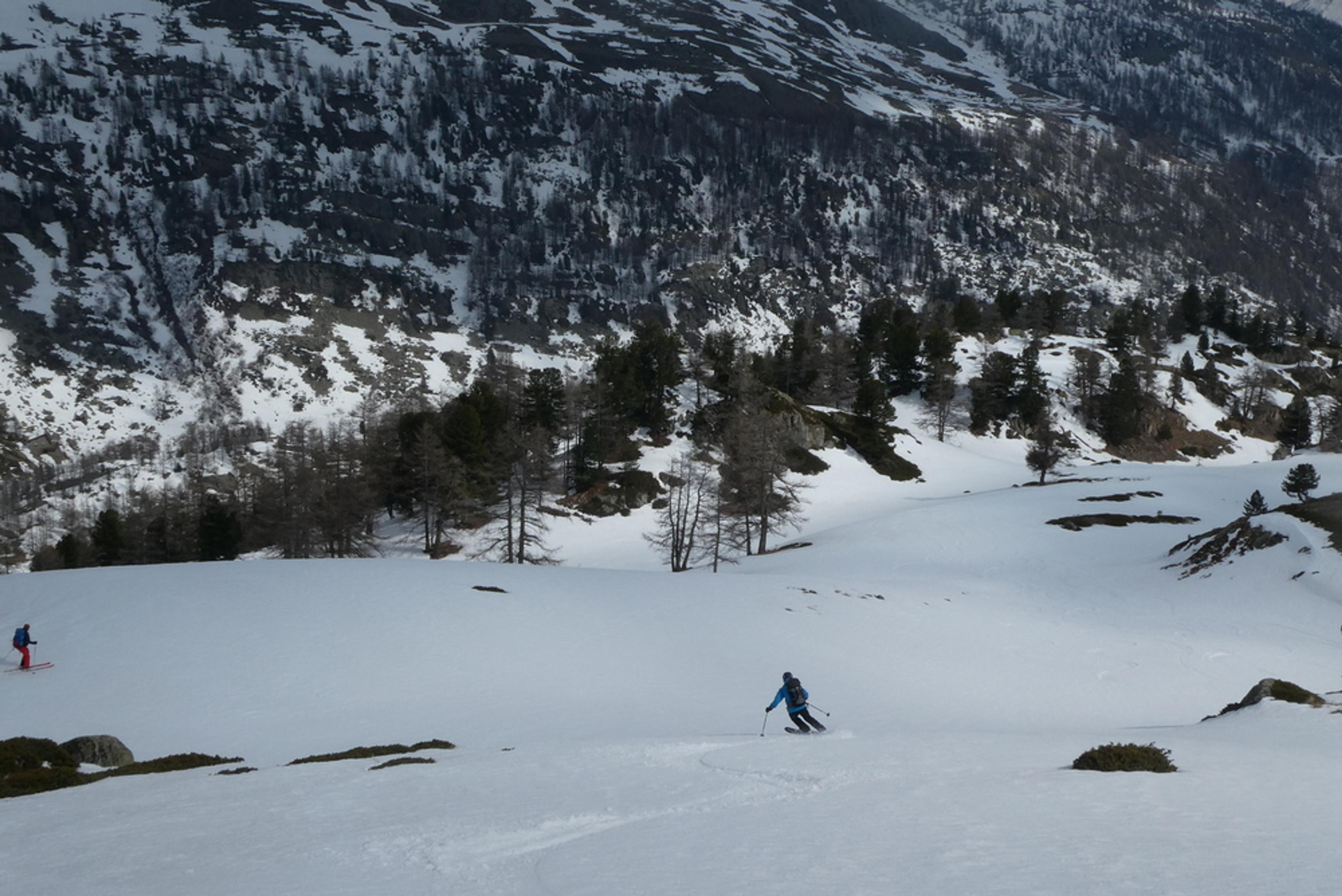 Raid ski randonnée Cerces - Champ de moquette