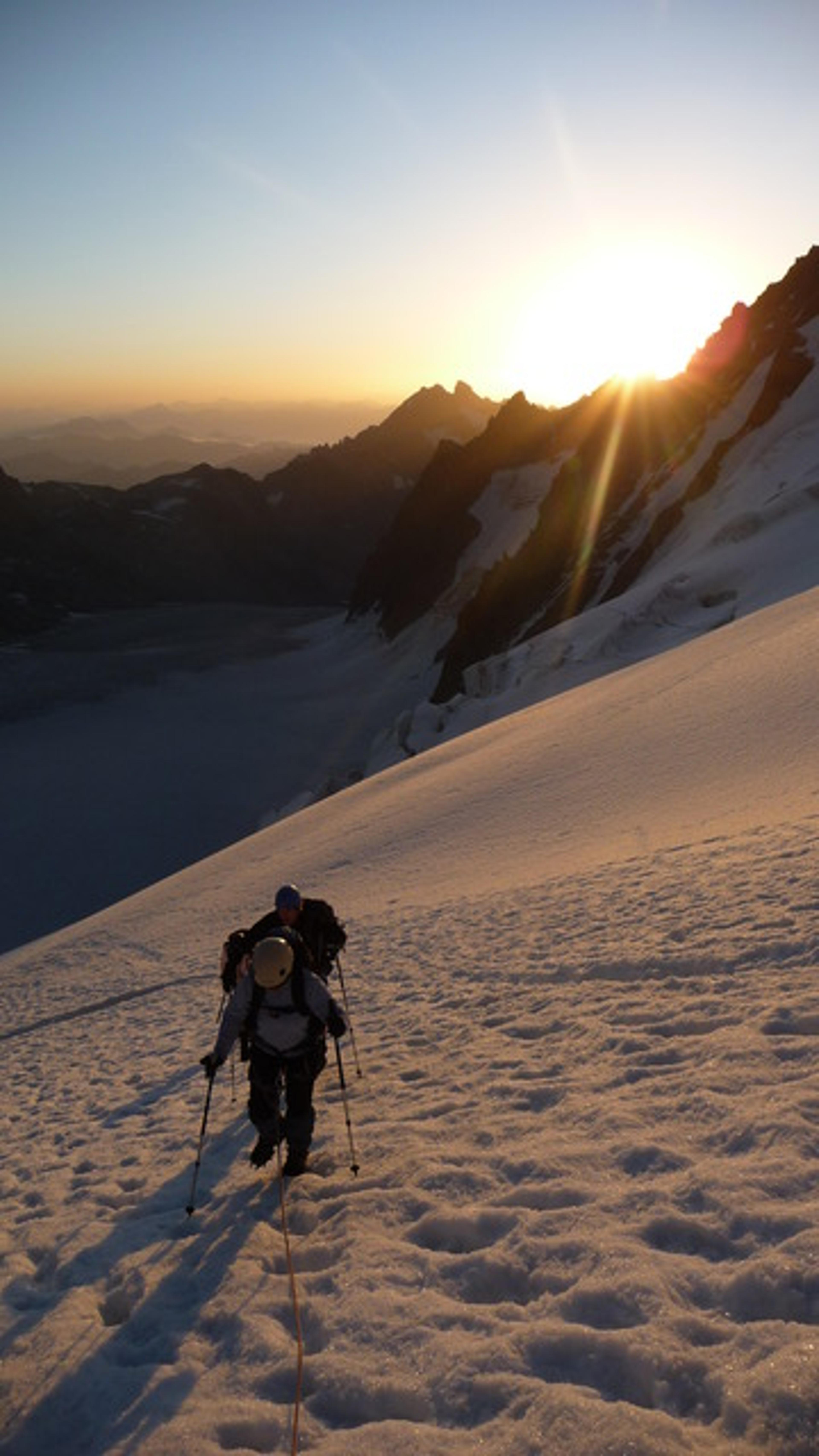 Dôme des Ecrins - Deuxième levé de soleil