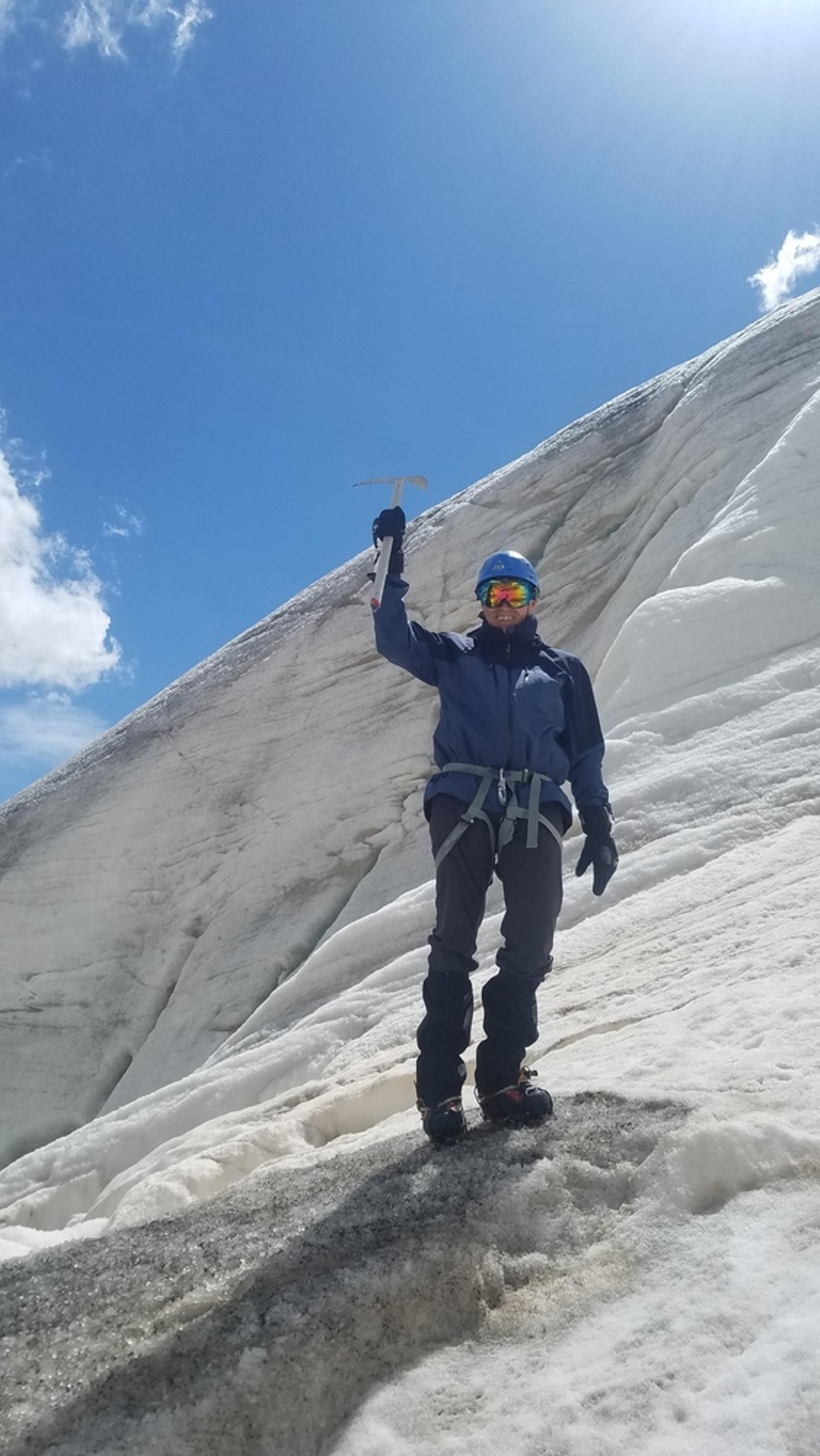 Stage initiation alpinisme - Yvon au top!
