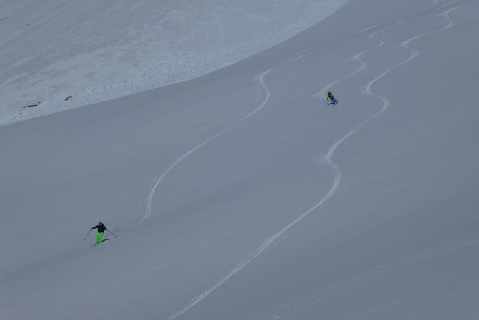 Couloir nord Rocher Blanc - Ptit run en sud, en amoureux