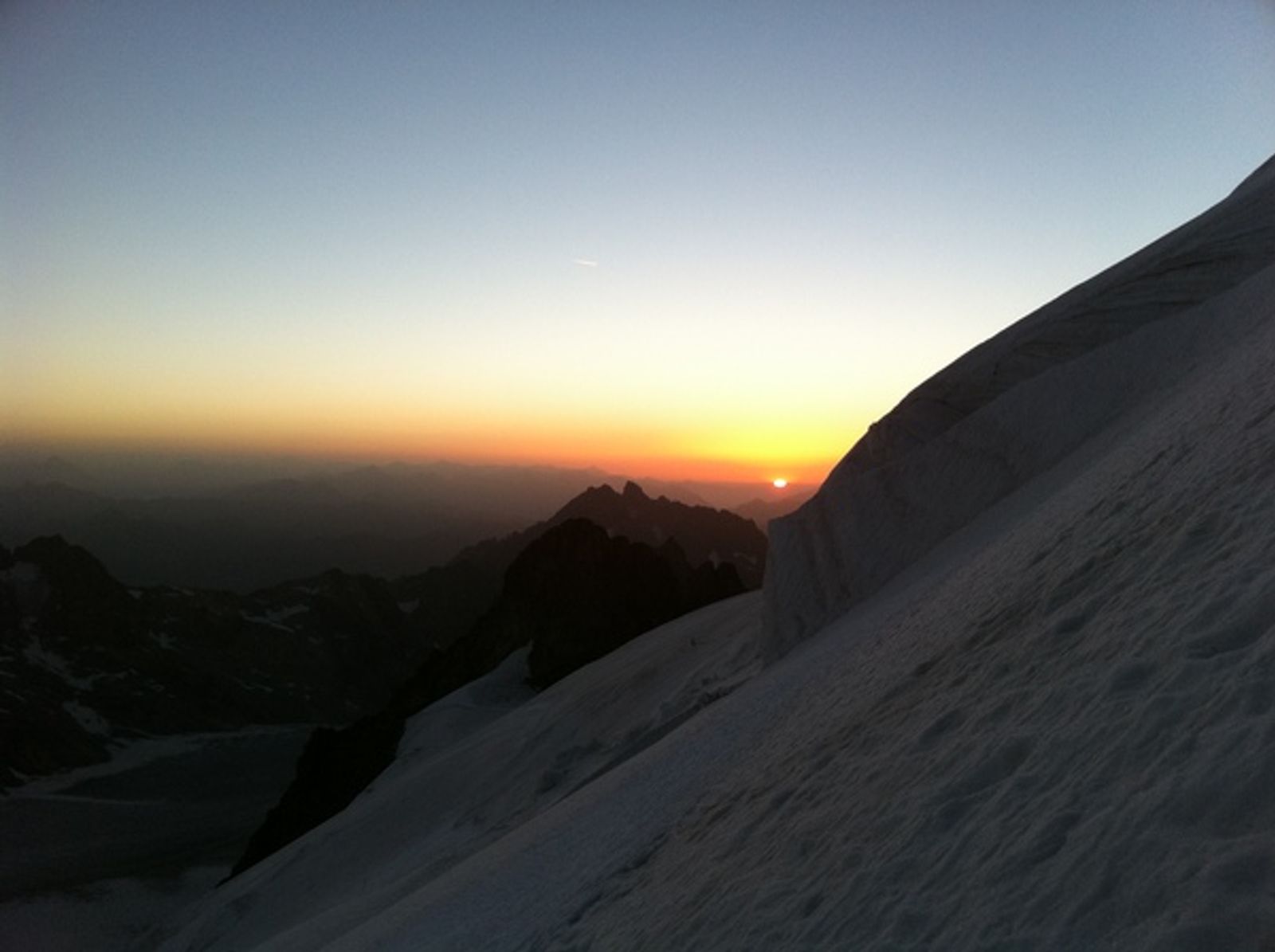 Barre des Ecrins - Crépuscule