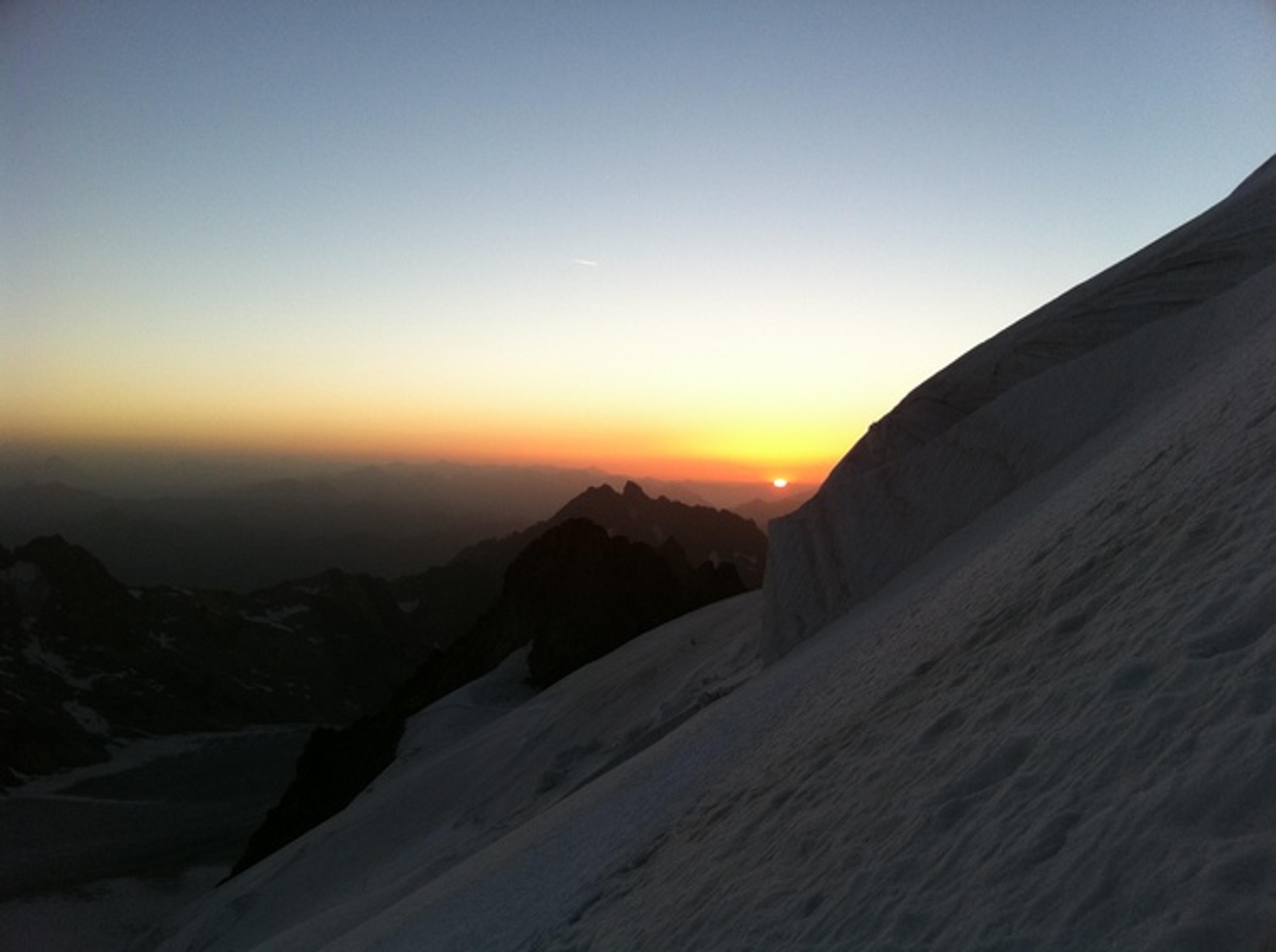 Barre des Ecrins - Crépuscule
