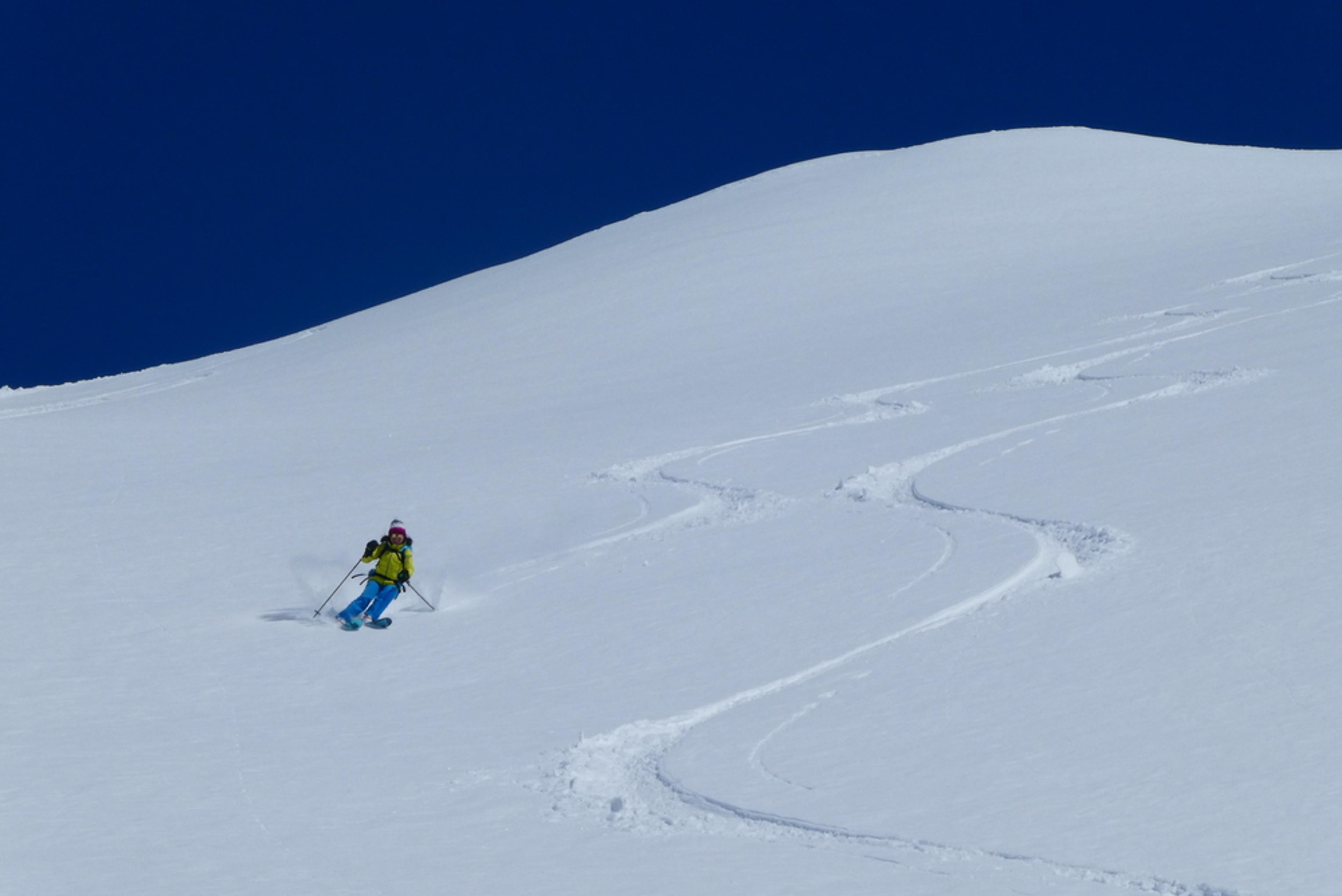Couloir nord Rocher Blanc - Ptit run en sud