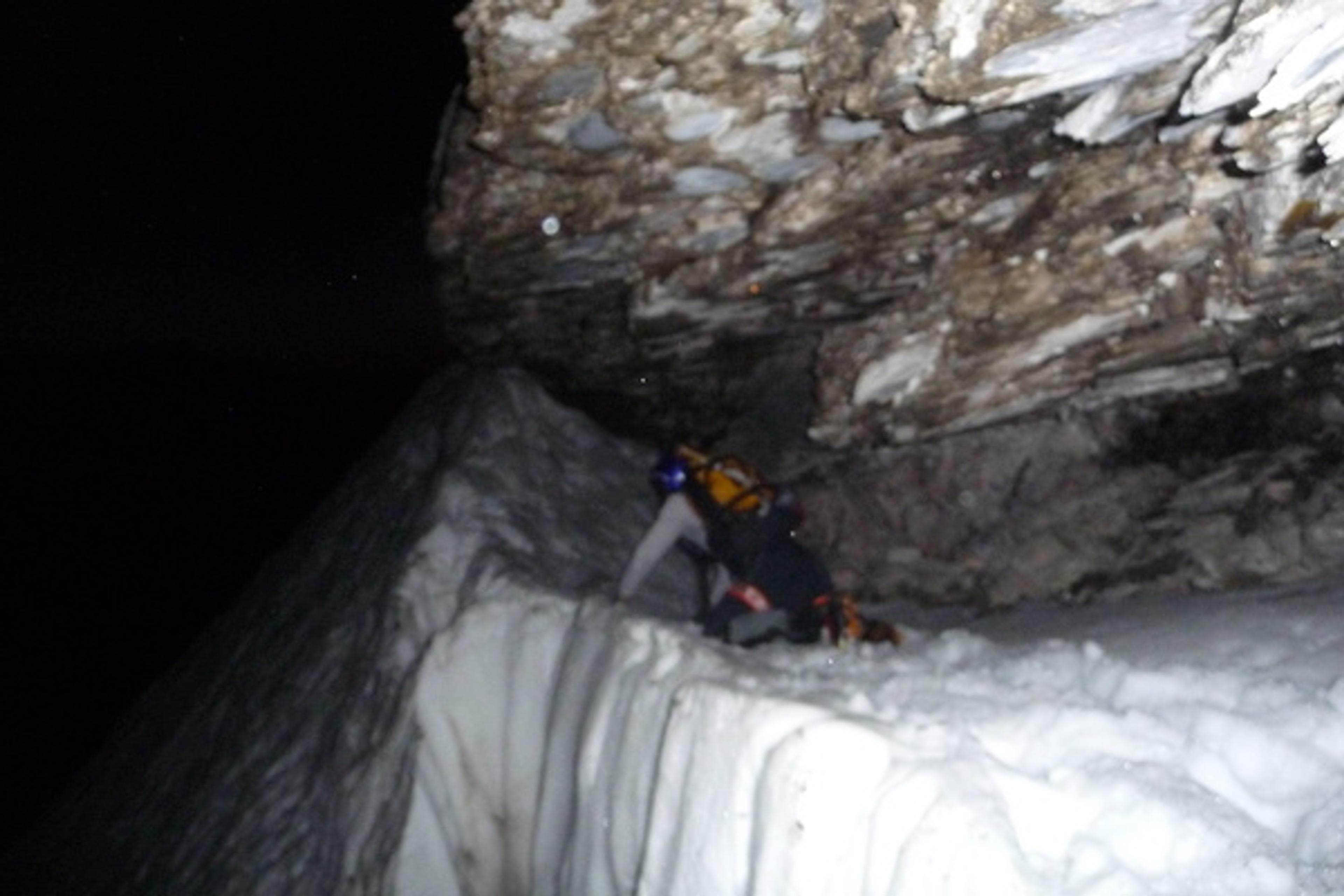 Eiger - Snow ramping matinal dans le socle