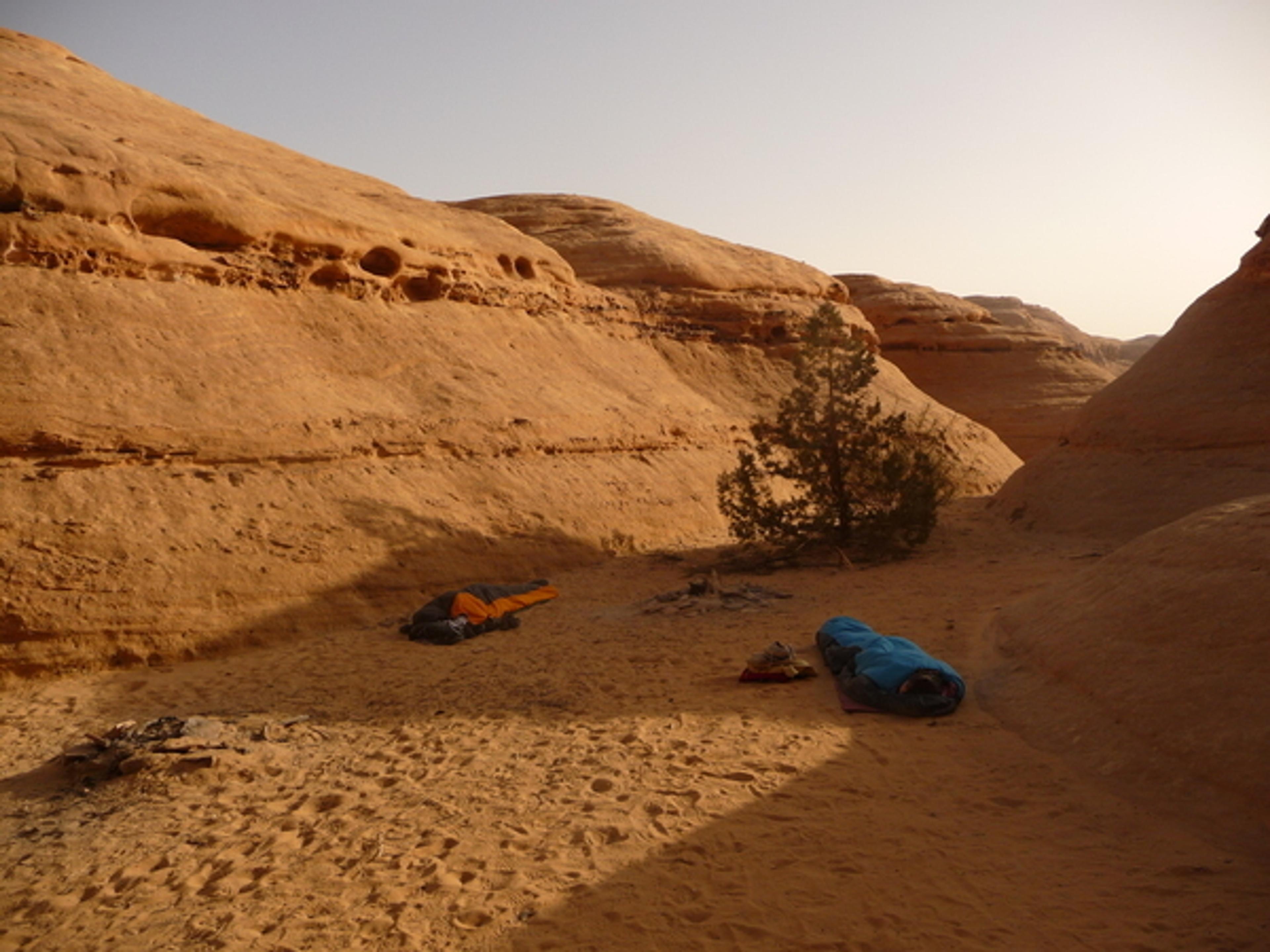 Traversée Jebel Rum - Le bivouac