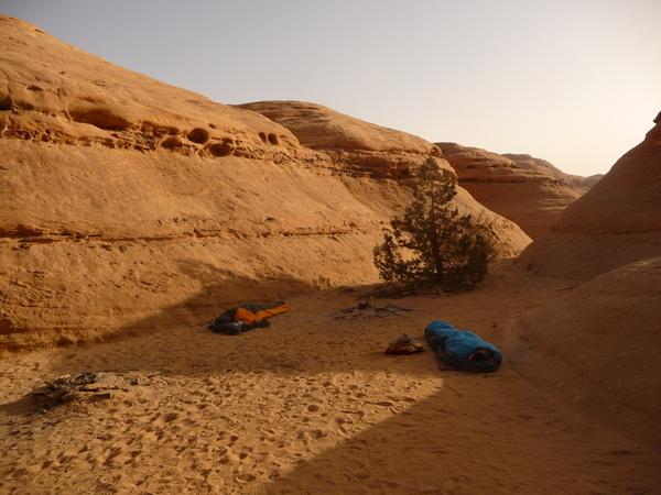Traversée Jebel Rum - Le bivouac