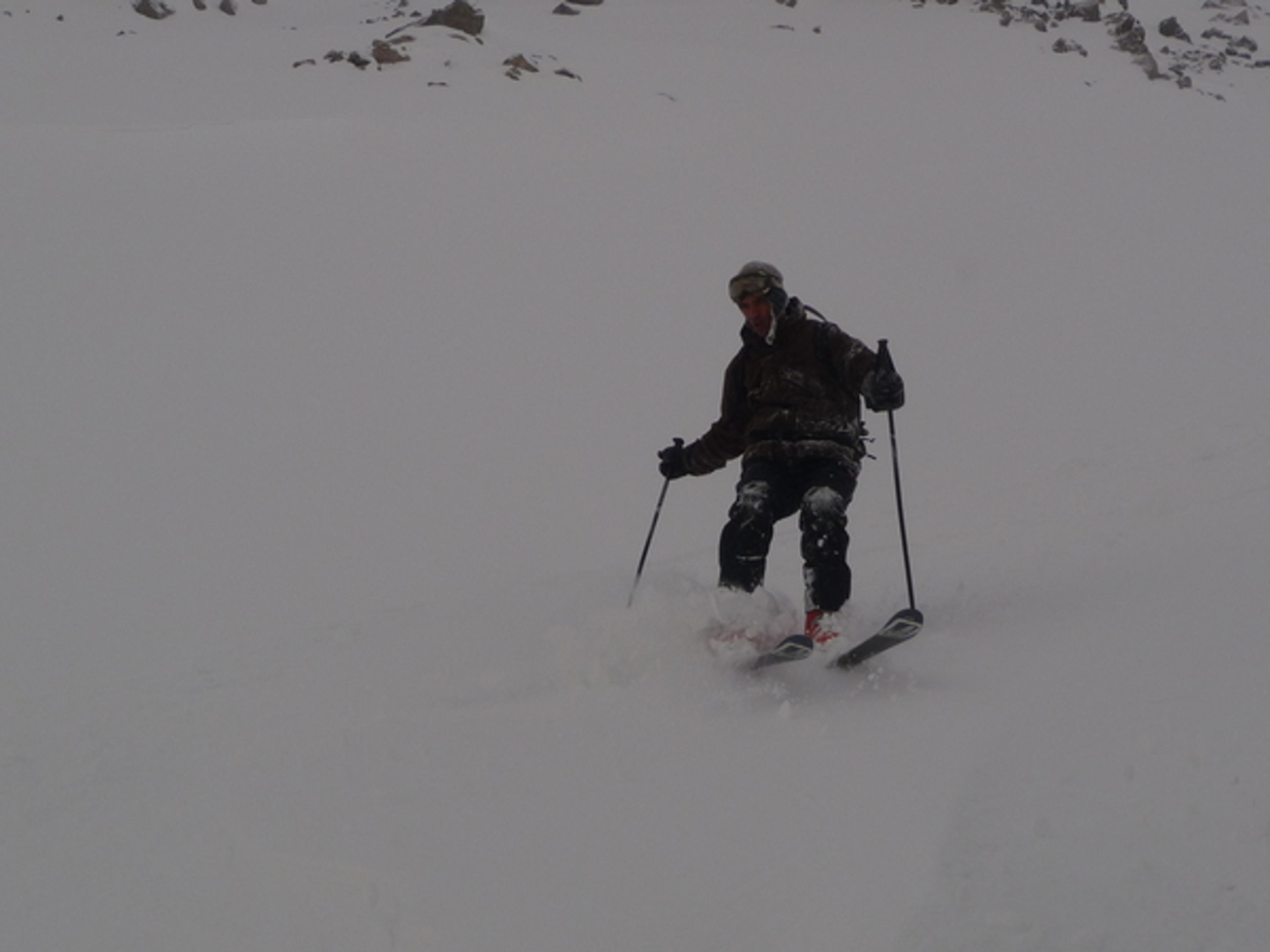 Ski de randonnée - Côte Belle - Et c'est parti, faut déjauger!