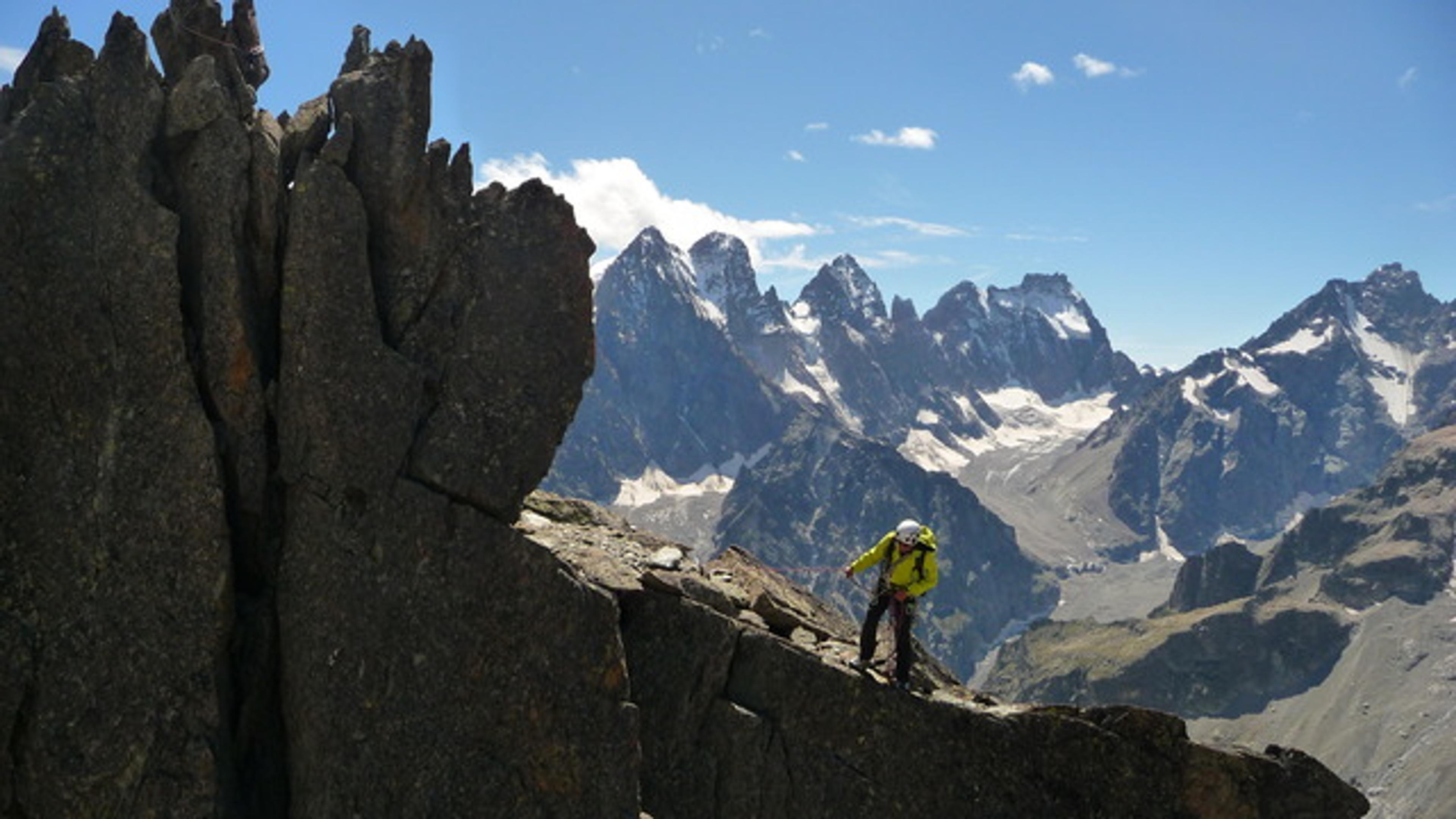 Arête des Cineastes - Autre cordée