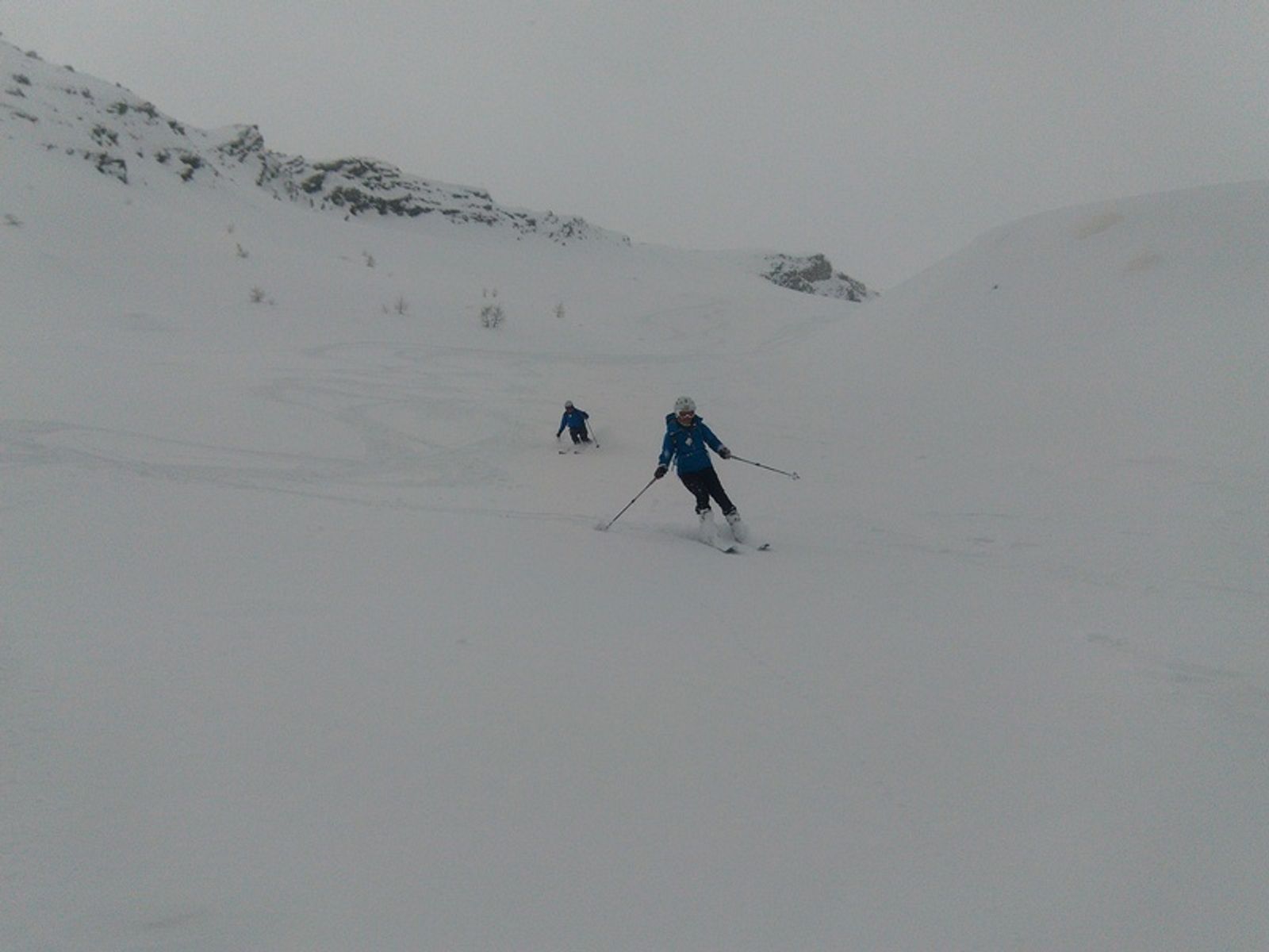 La Blanche - Enjoying the powder