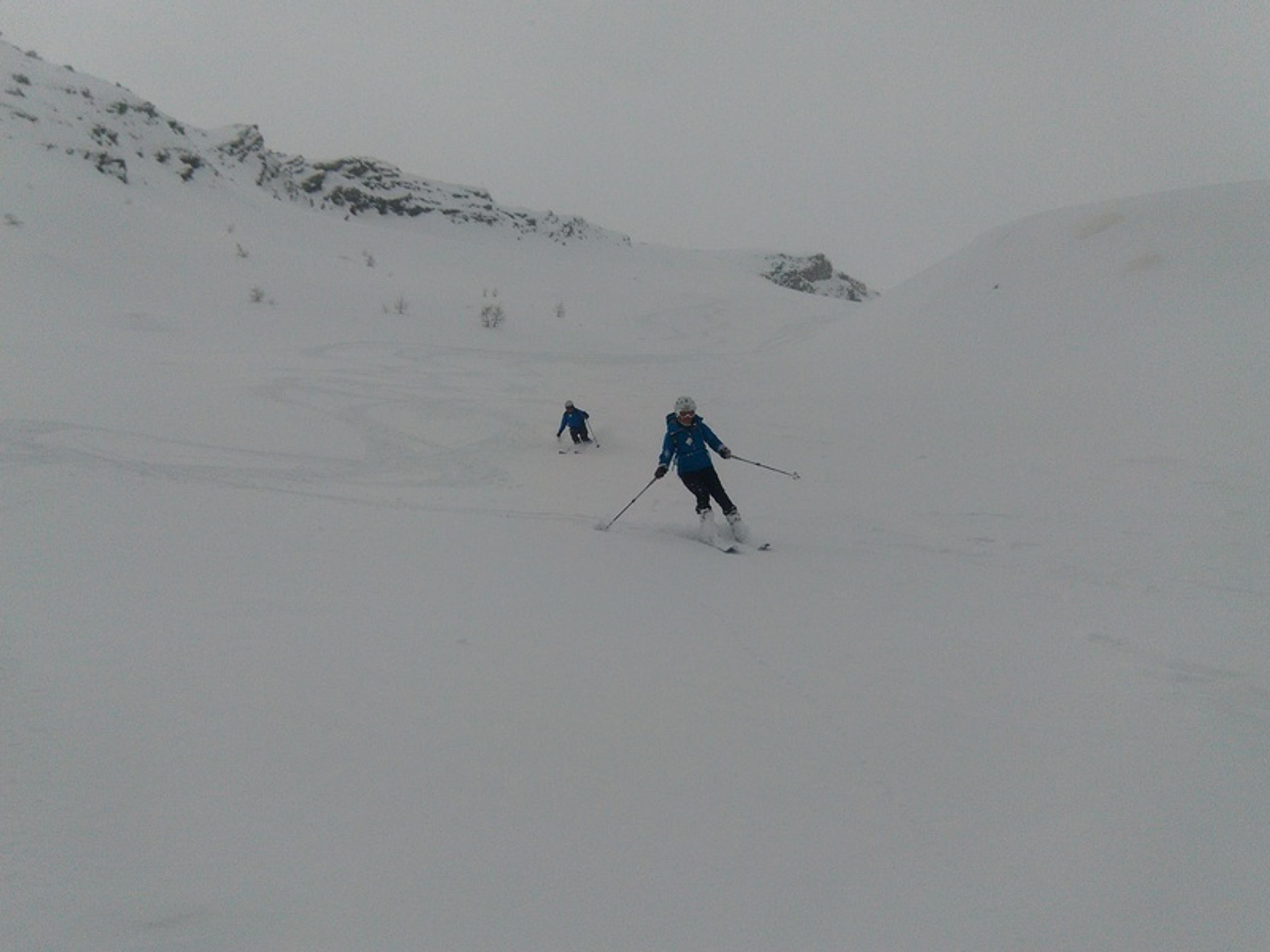 La Blanche - Enjoying the powder