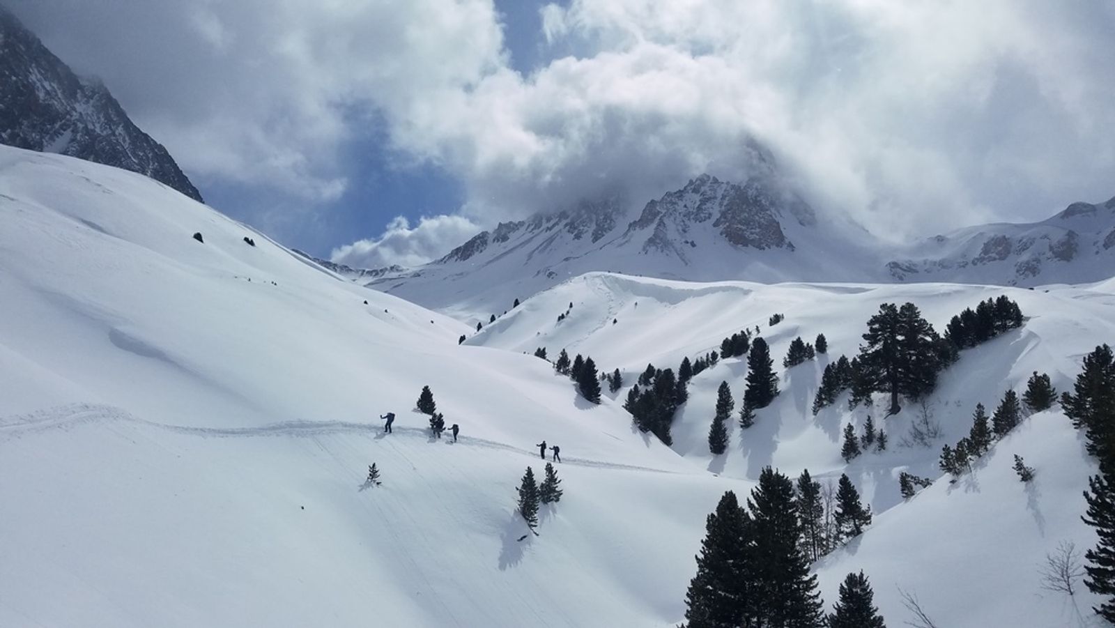 Dernière remontée pour rejoindre les pistes de Valfréjus