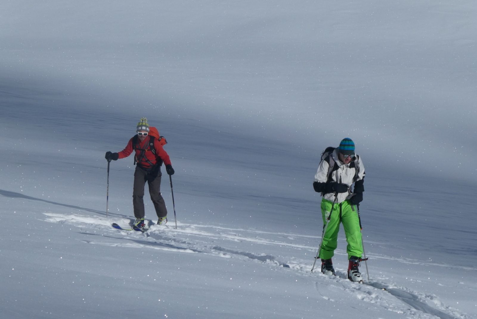 Etendard Combeynot - Couloir nord - Faut monter d'abord