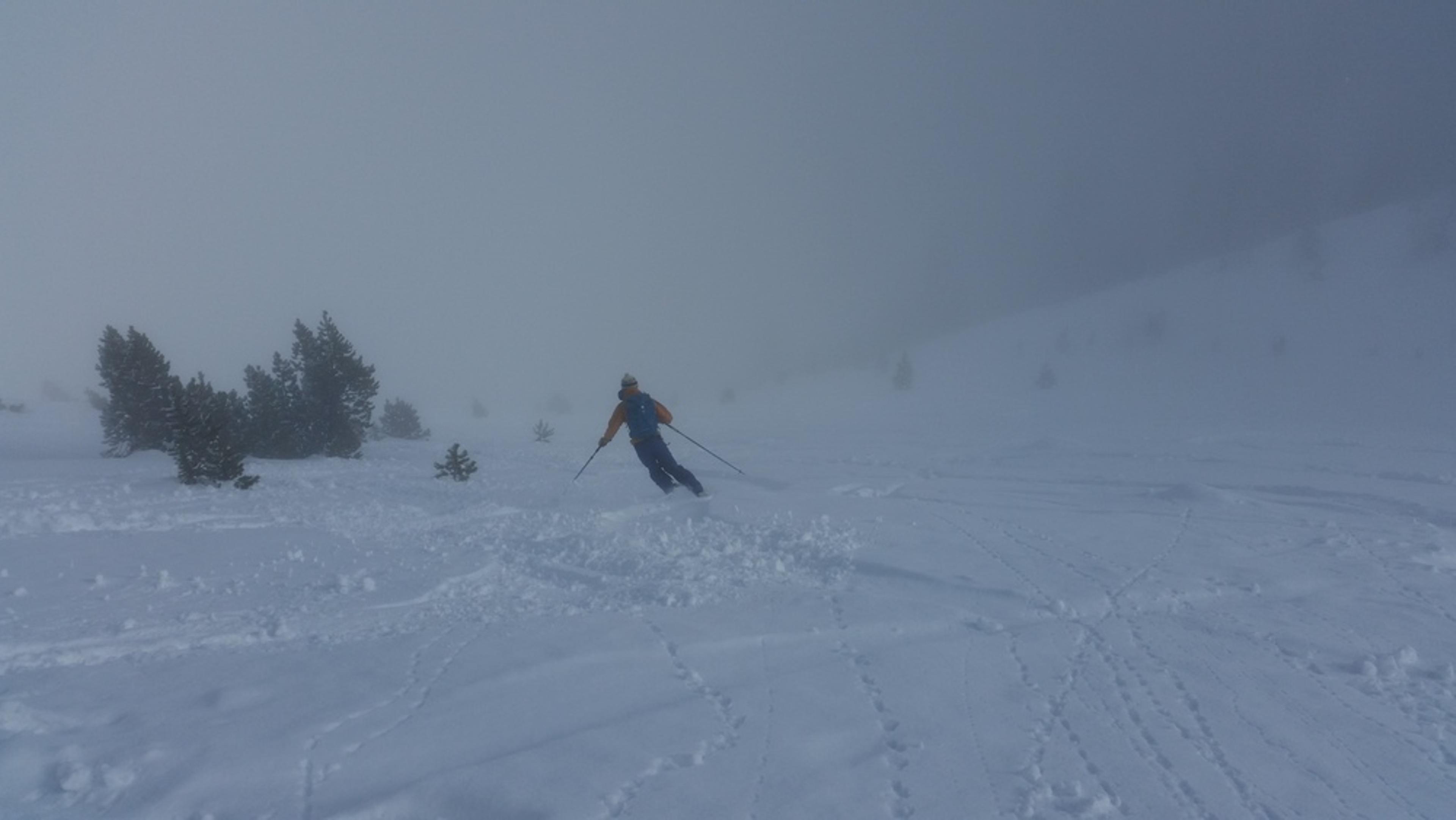 Descente de la combe du Malazen