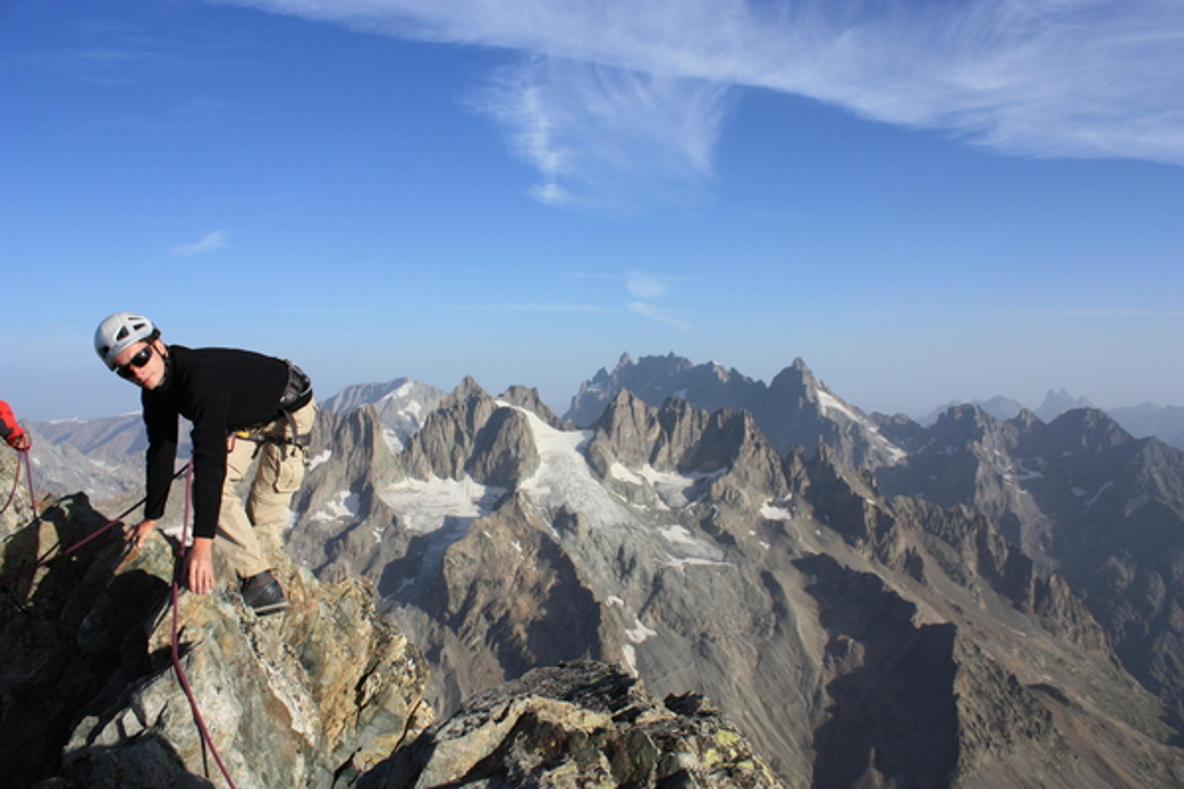 Roche Faurio - Marche arrière sur l'arête!