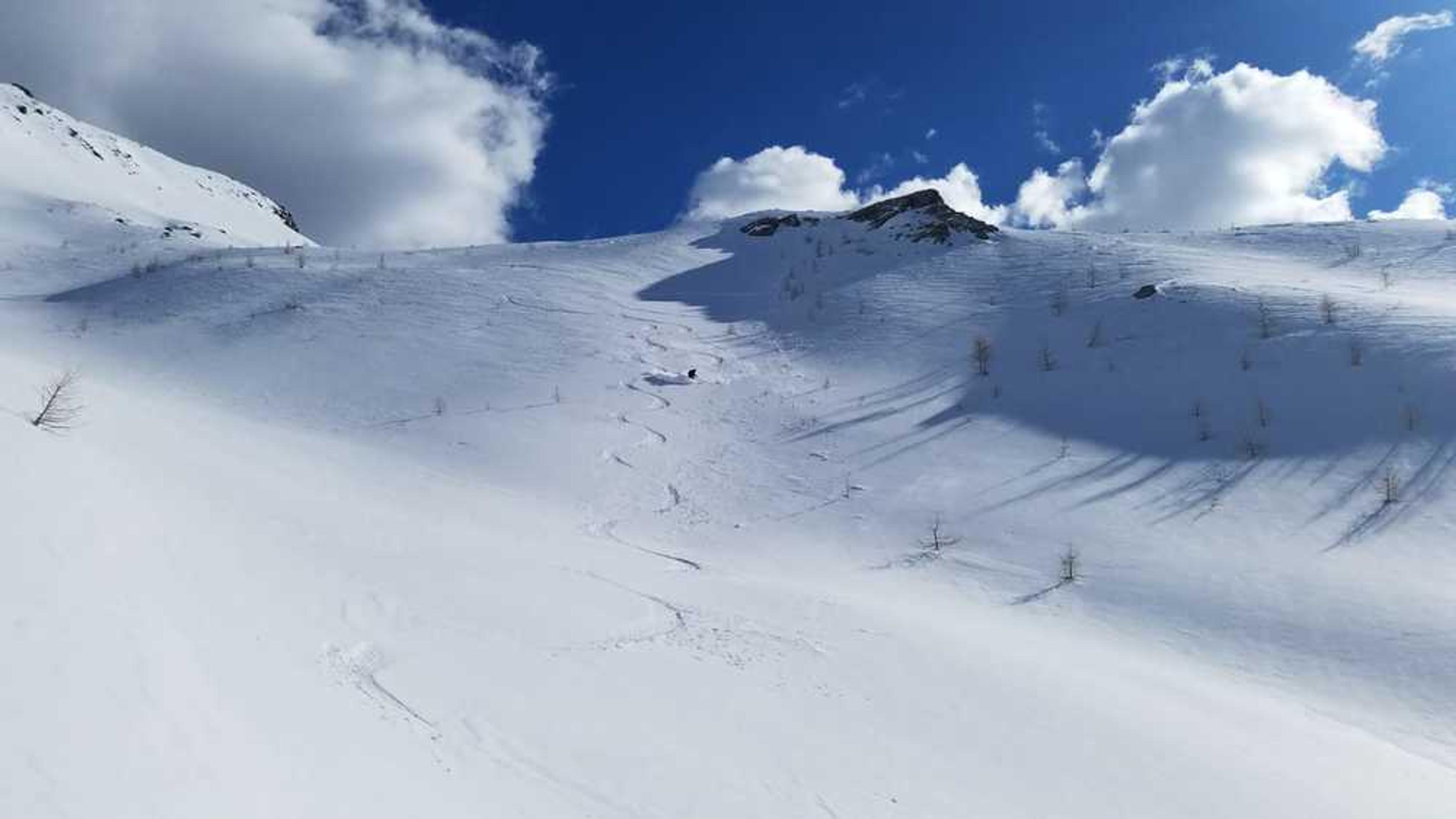 Freerando Les Orres - Tête de l'Aupet - Tu cherches, tu trouves!