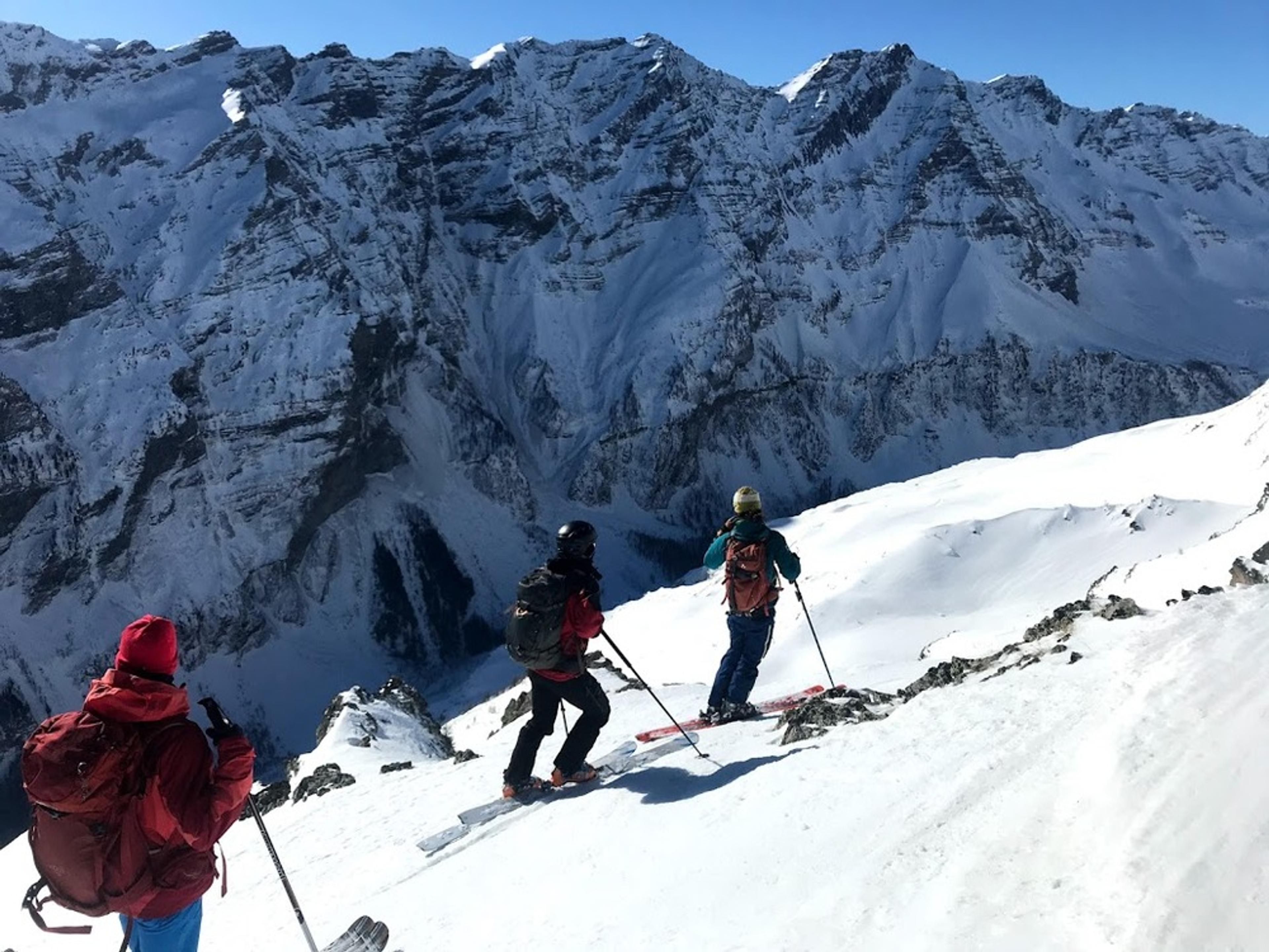 Stage freerando – Serre Chevalier – Traversée Montbrison – A l’attaque de la combe du Bal