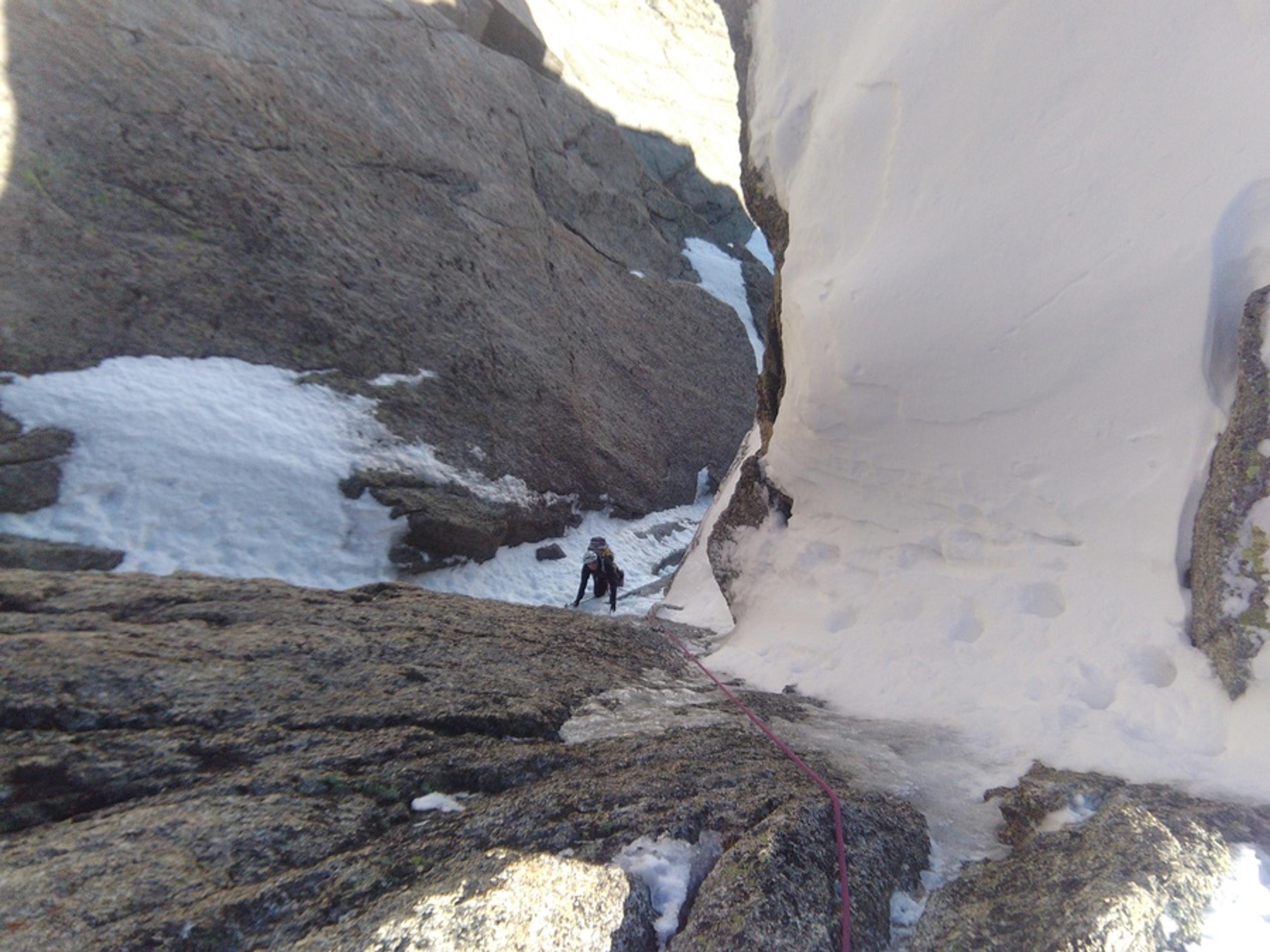 Goulotte Pélissier - Le passage mixte