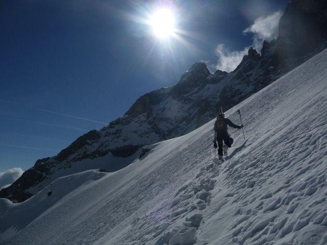 Col Claire à ski