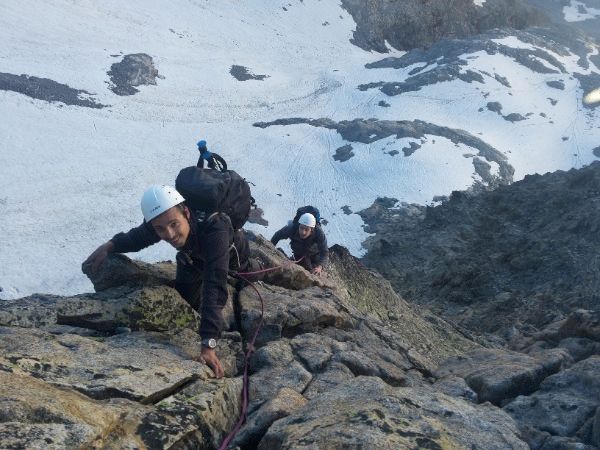 Arête ouest Pointe des Aigles