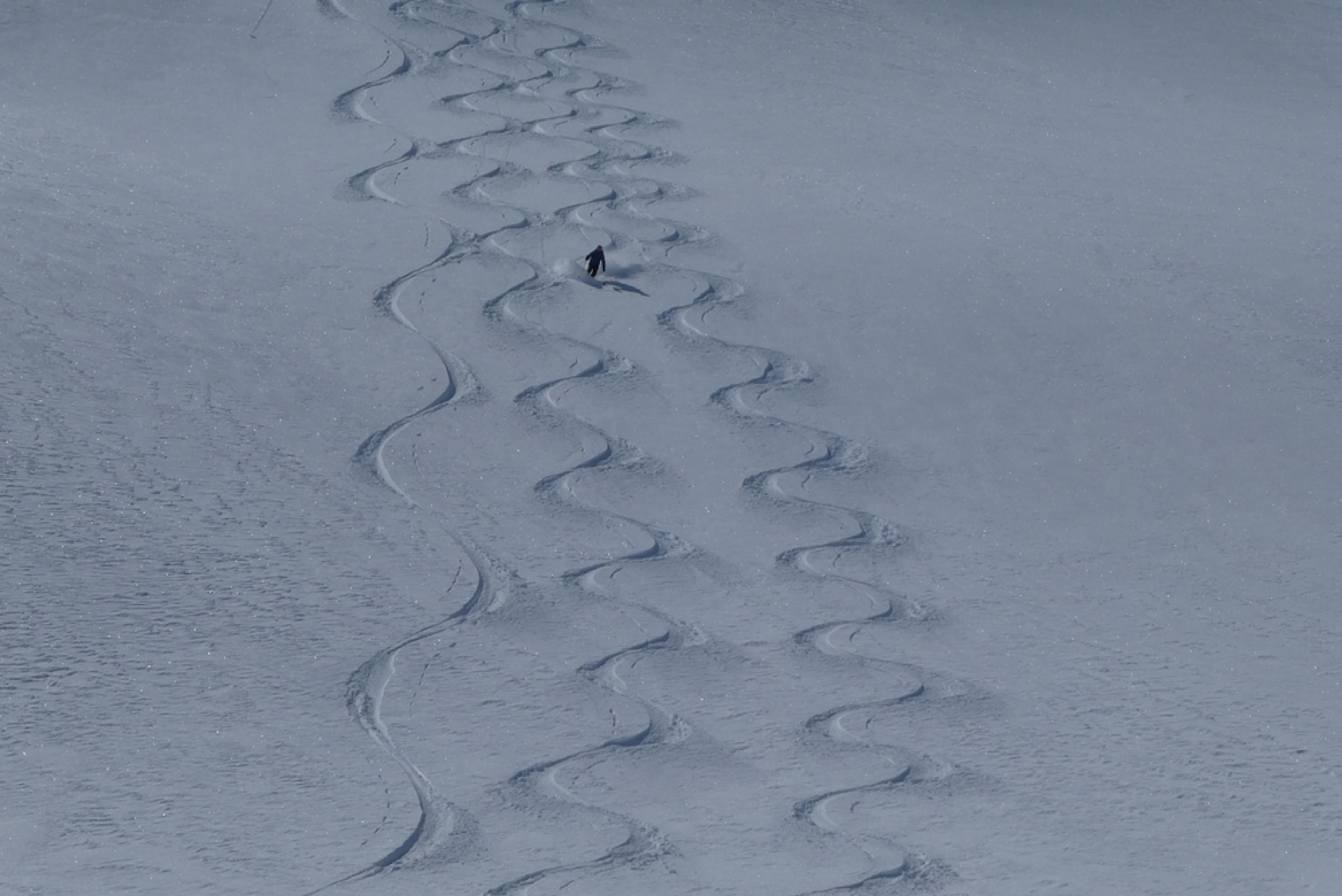 Ski rando terre rouge - Vers la Pissine - François, entre les lignes