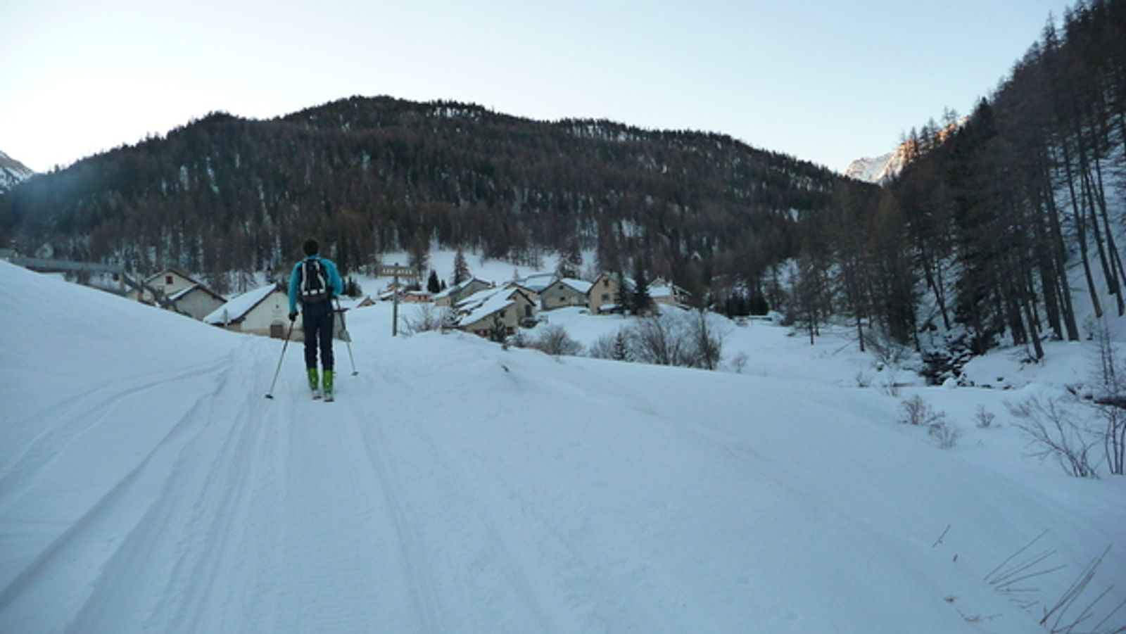Vallon des Ayes - Petit Puy - Arrivée aux Ayes