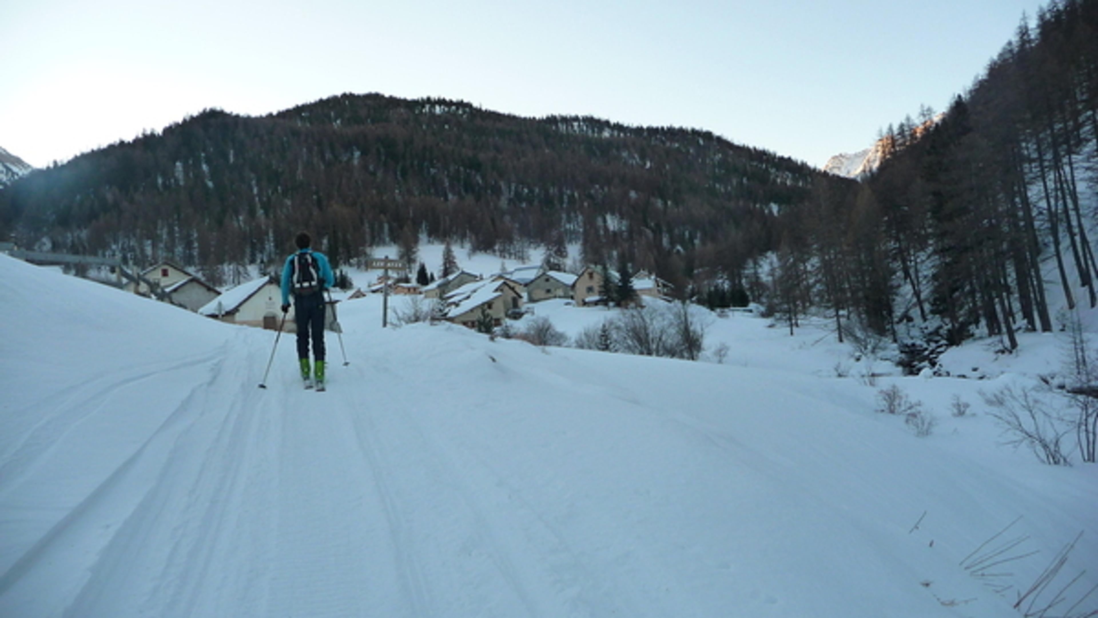 Vallon des Ayes - Petit Puy - Arrivée aux Ayes