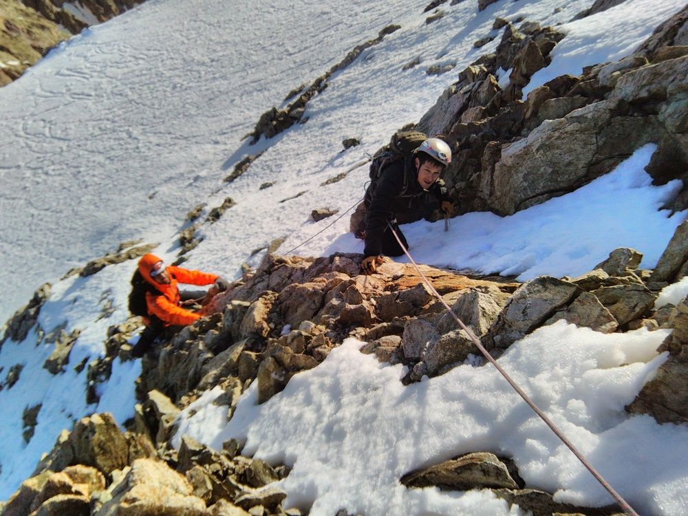 Neige Cordier & Arsine en traversée