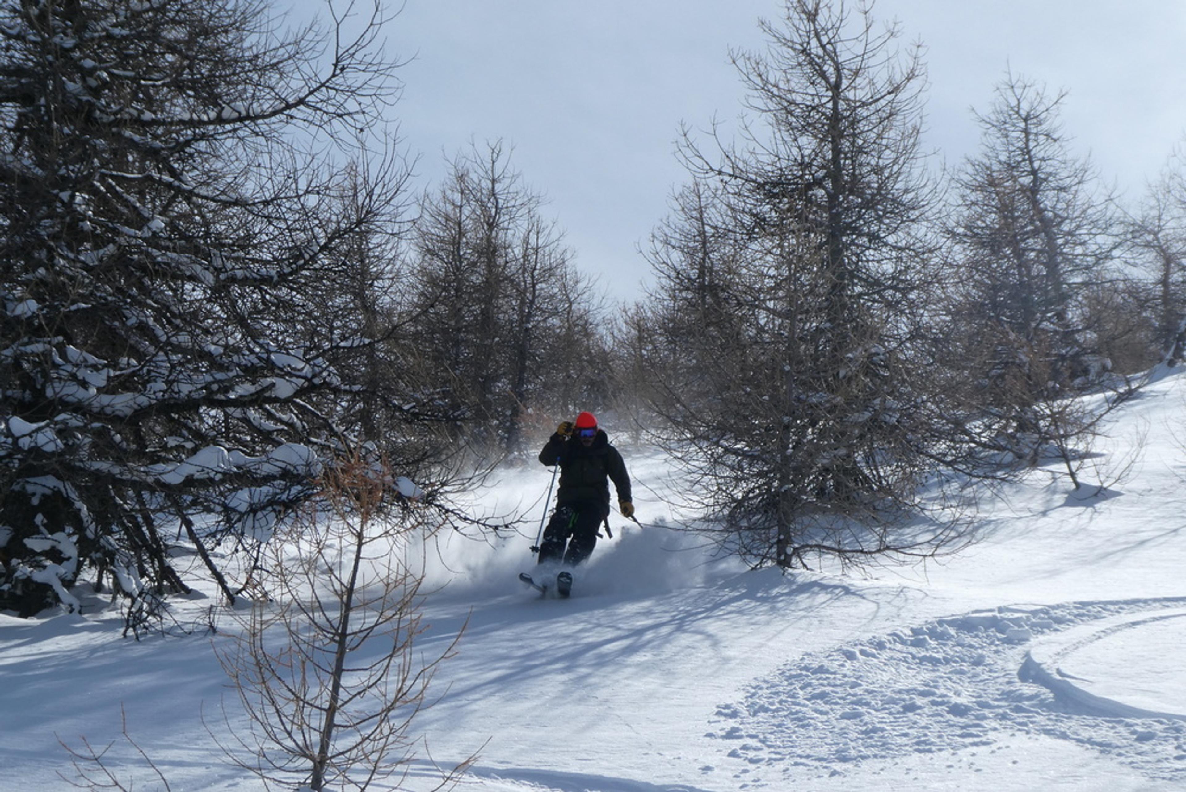 Free-rando-Crévoux - Snowboarder style