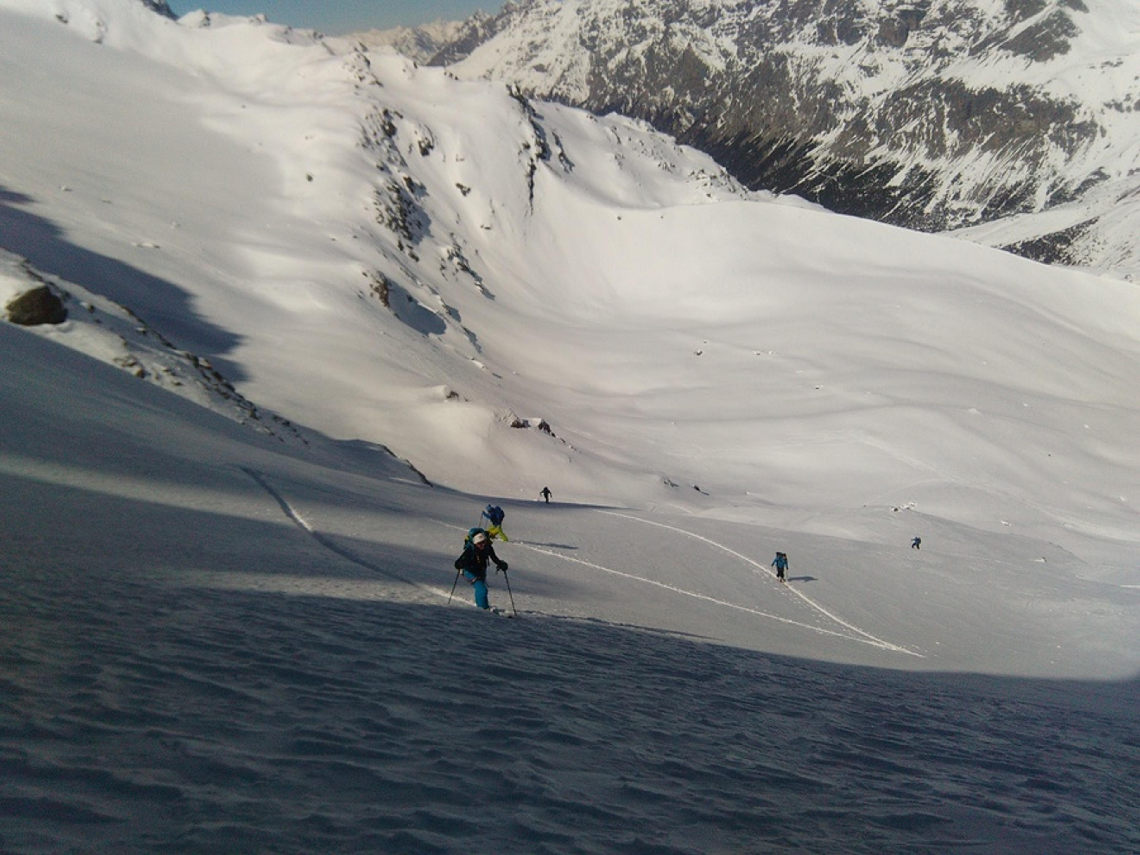 Montée dans la combe magique
